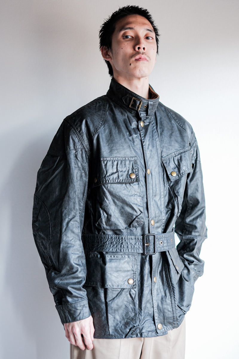 【~60's】Vintage Belstaff Waxed Jacket Size.38 "TRIALMASTER"