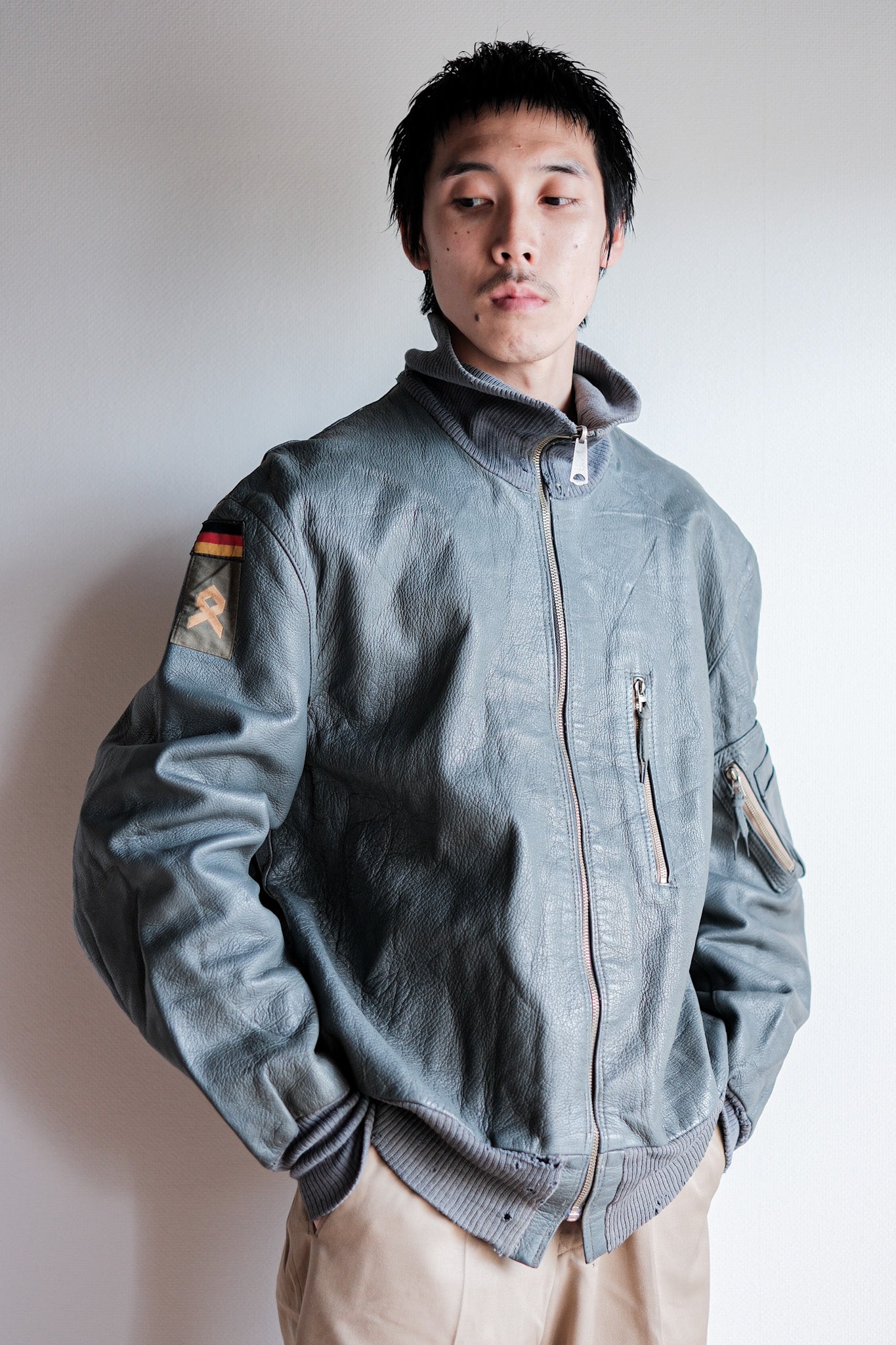 【~60’s】West German Air Force Pilot Leather Jacket