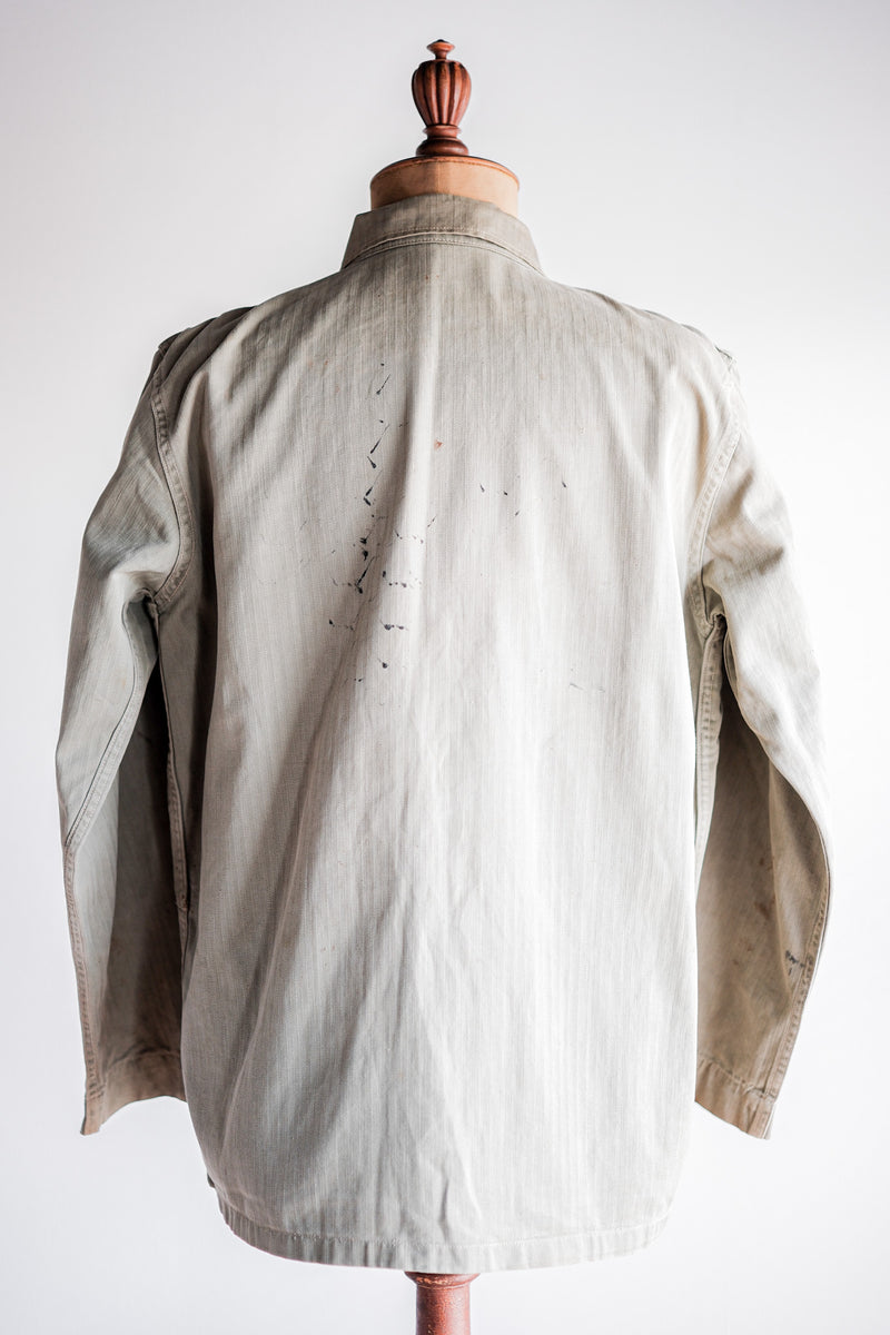 [~ 40's] WWⅱS.C P-44 HBT Jacket "Paint Hand Paint"