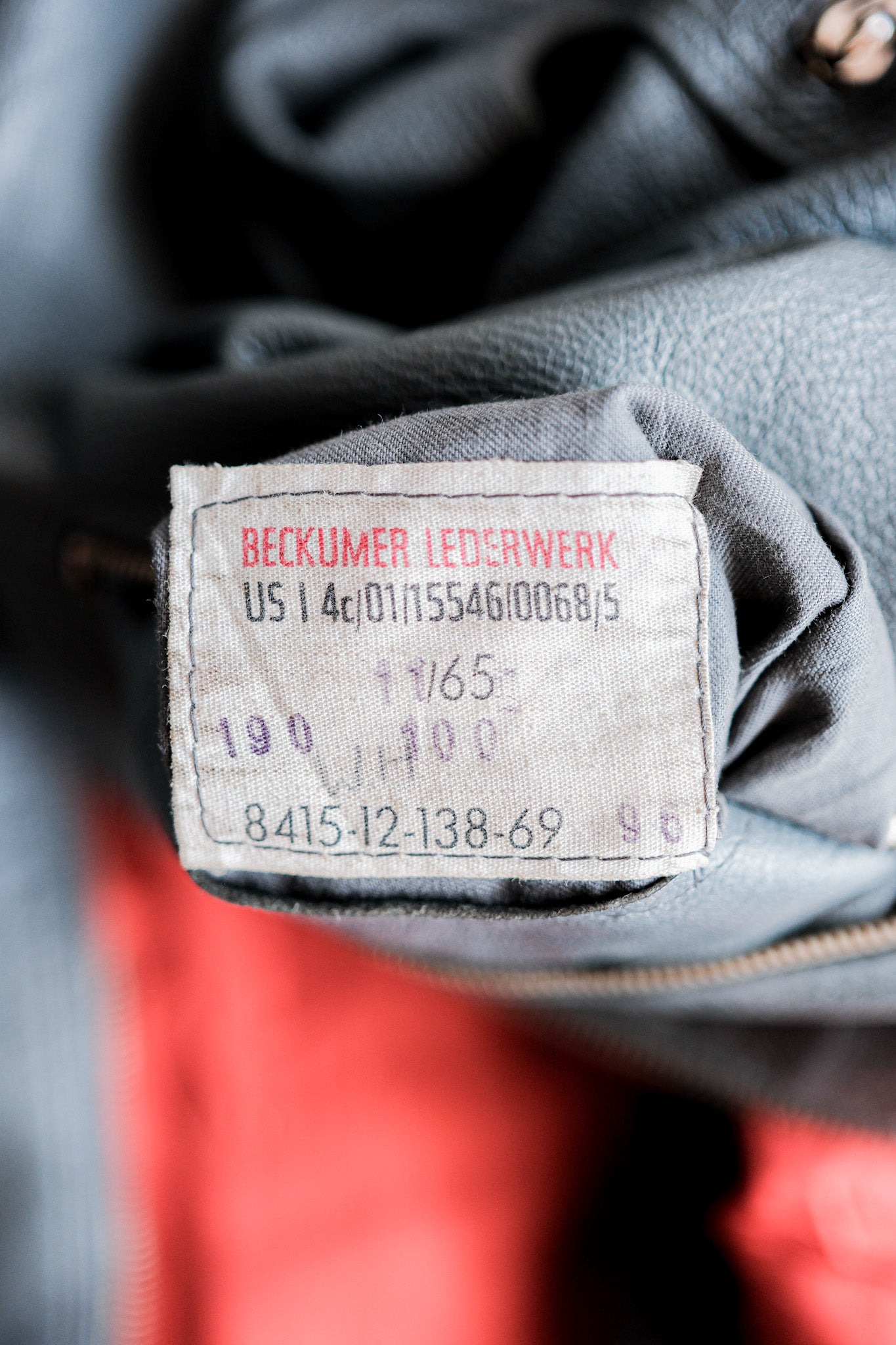 ［~60’s］West German Air Force Pilot Leather Jacket