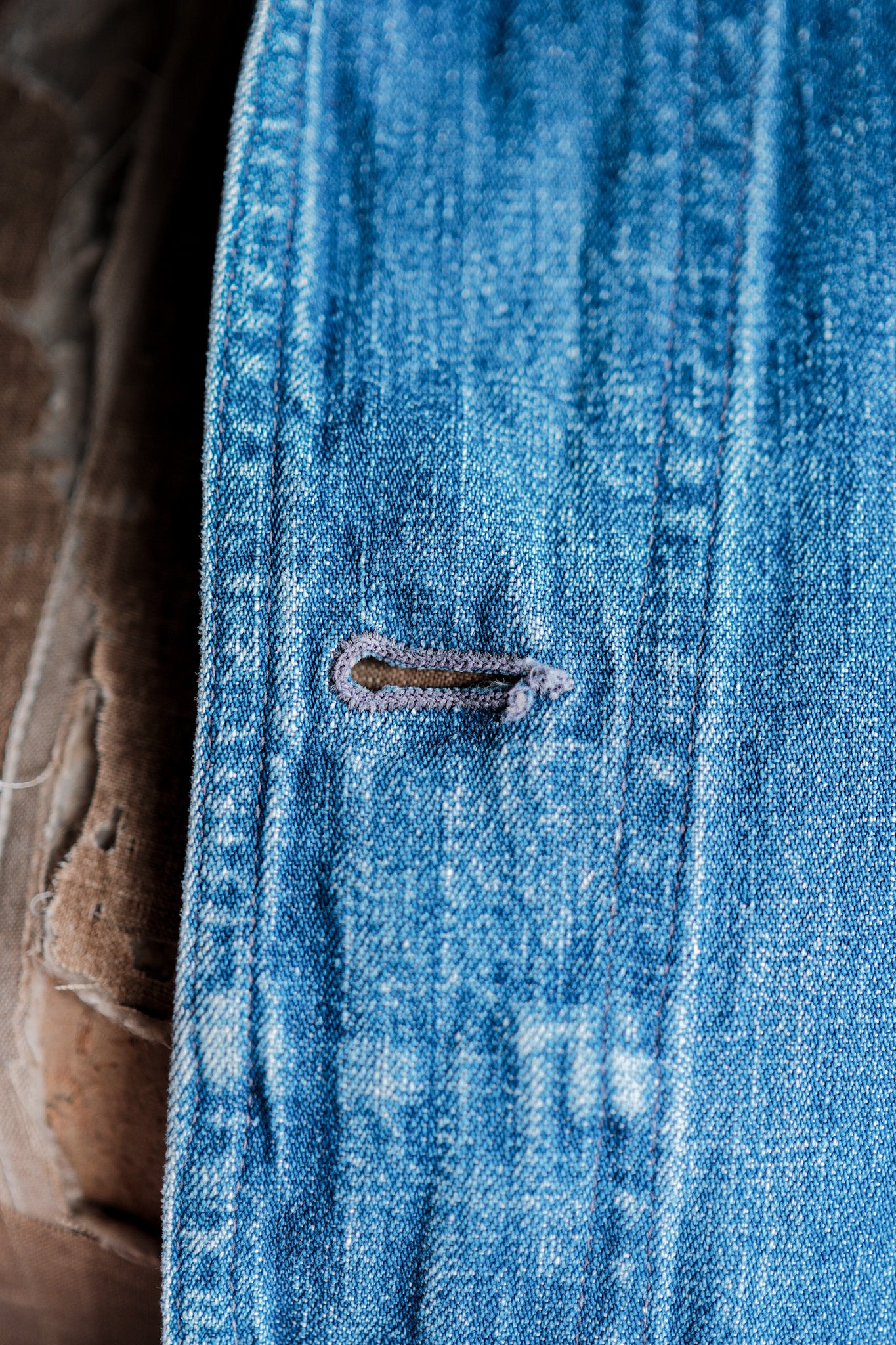 ［~40’s］WWⅡ U.S.NAVY Shawl Collar Denim Coverall