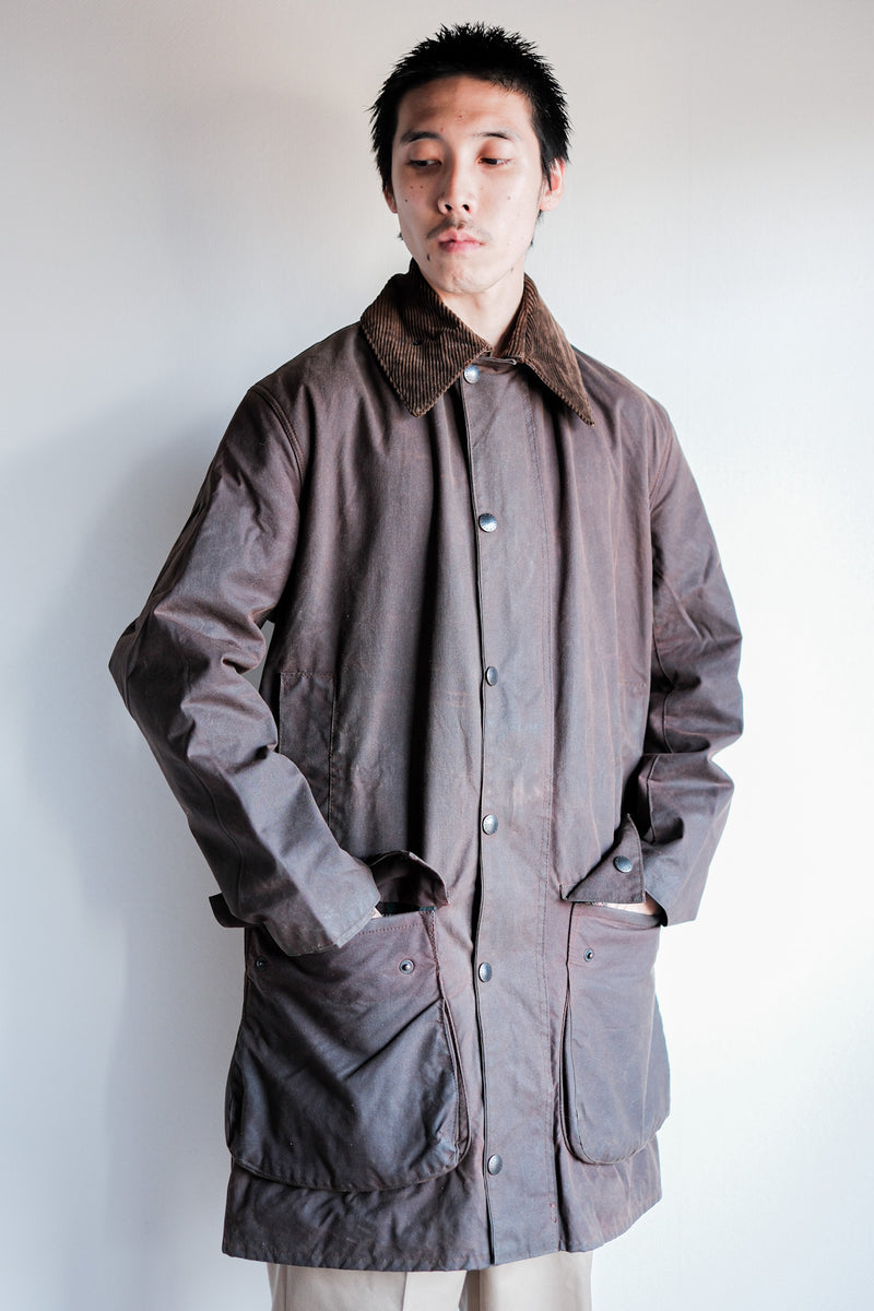 【~80’s】Vintage Barbour "NORTHUMBRIA" 2 Crest Size.38