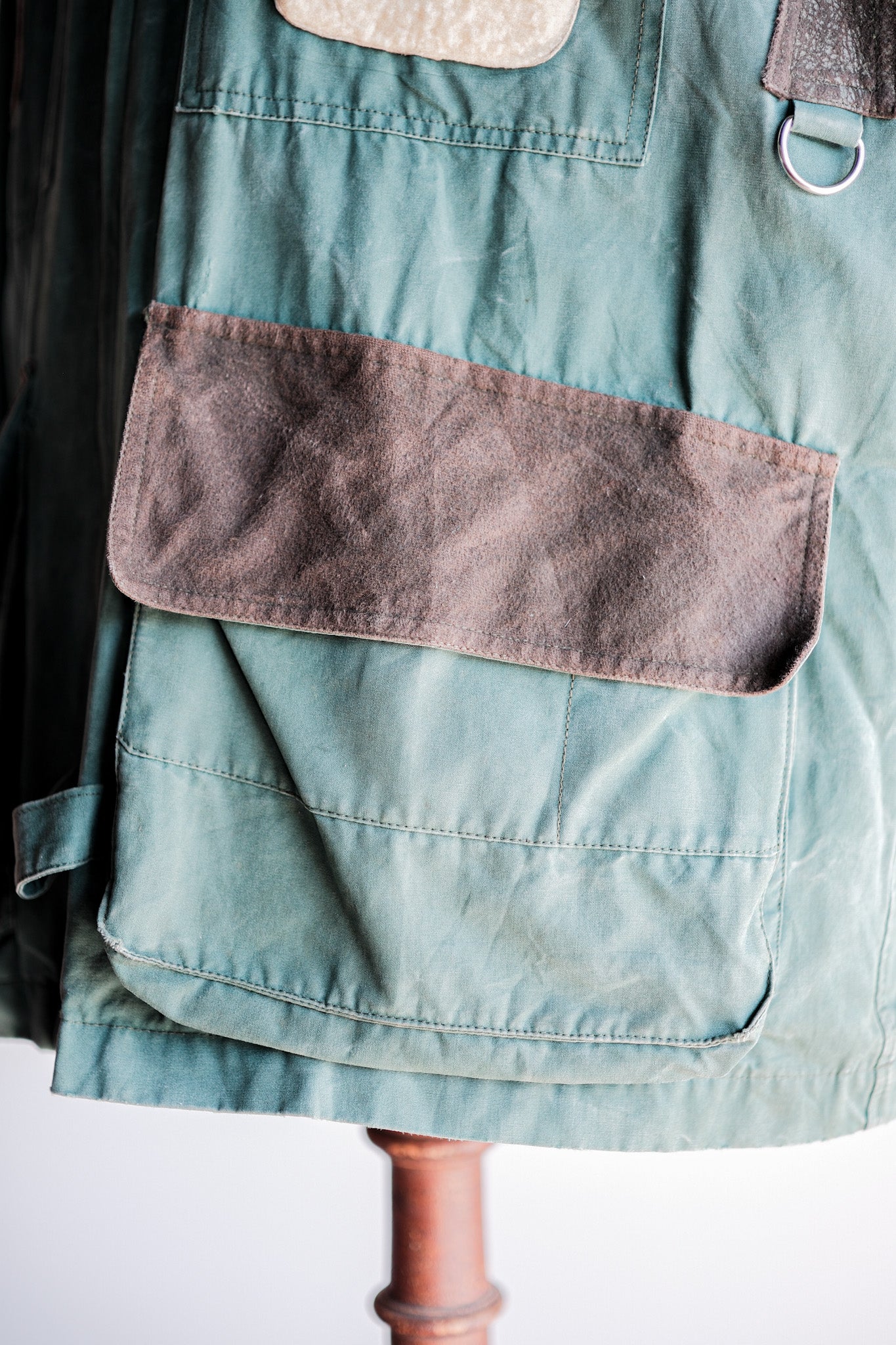 【~60's】French Vintage Hunting & Fishing Cotton Jacket Size.52 "L'ESQUIMAU"