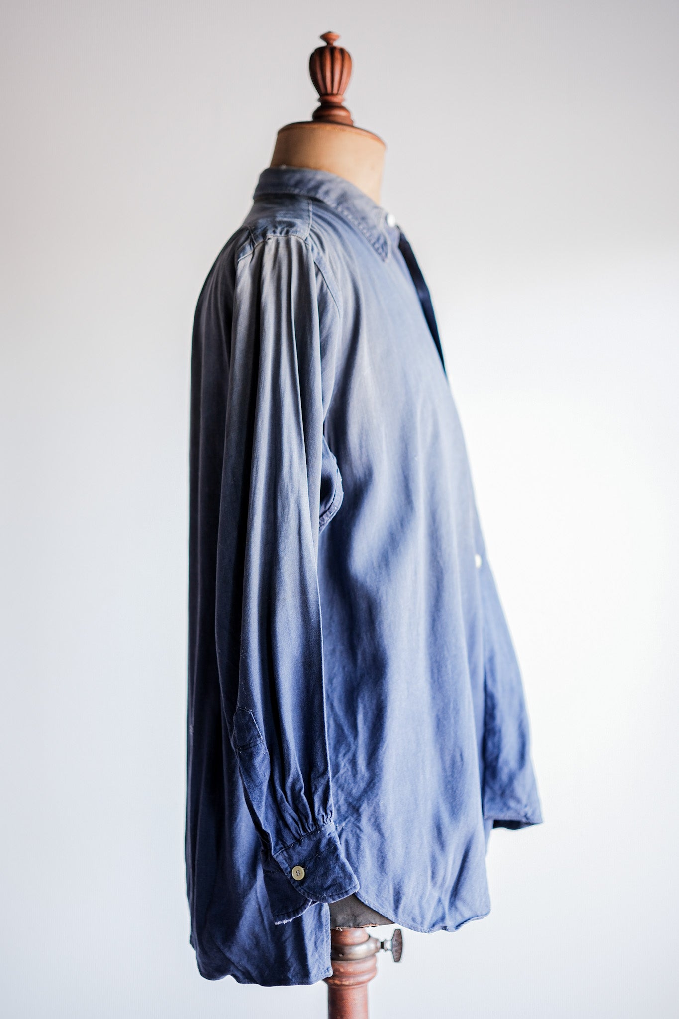 ［~40’s］French Vintage Indigo Linen Work Shirt