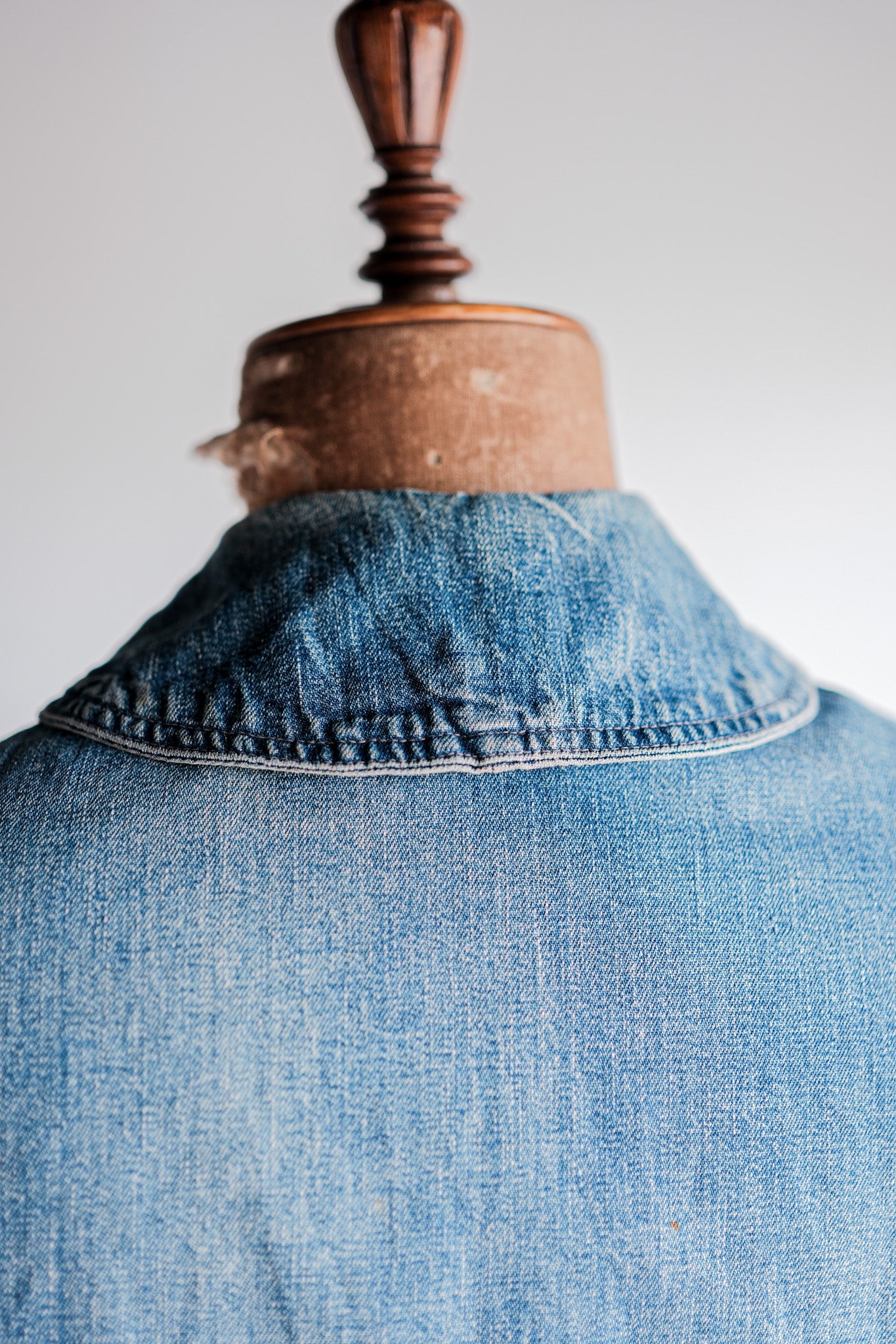 ［~40’s］WWⅡ U.S.NAVY Shawl Collar Denim Coverall