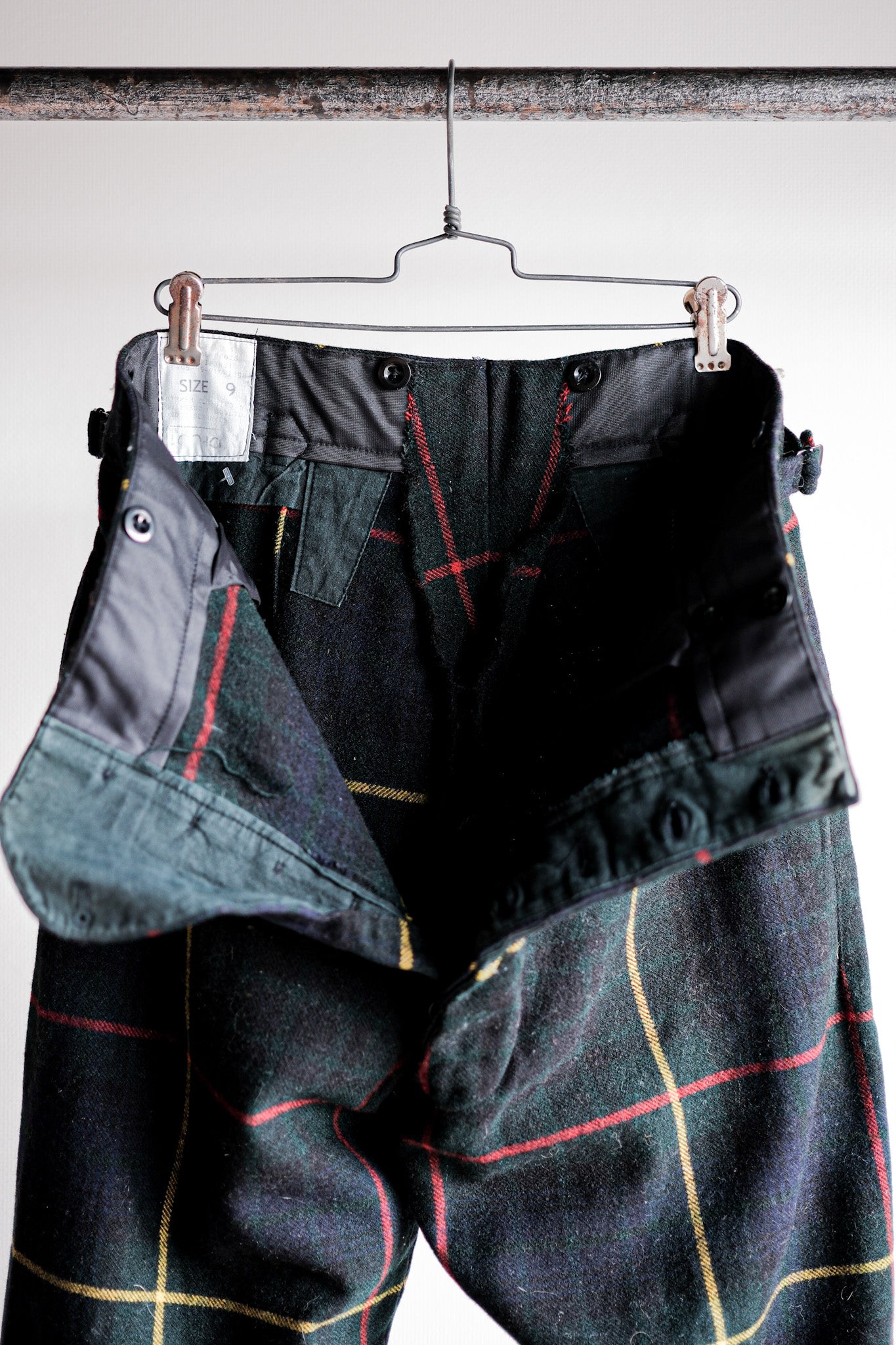 60's] Scottish Military CEREMONY WOOL TROUSERS SIZE.9