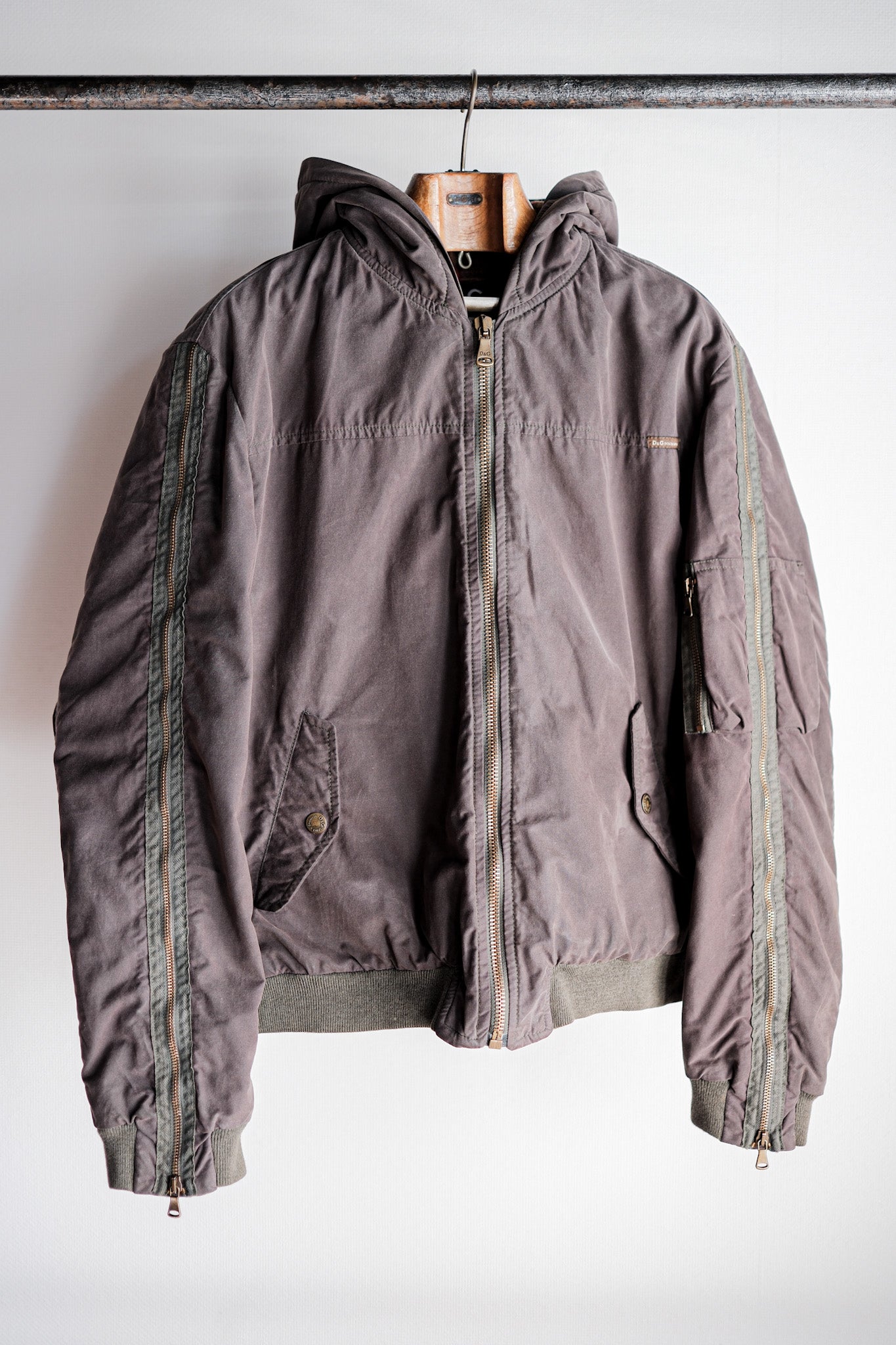 ［~00's］Old DOLCE & GABBANA Zip Up Hooded Jacket Size.L
