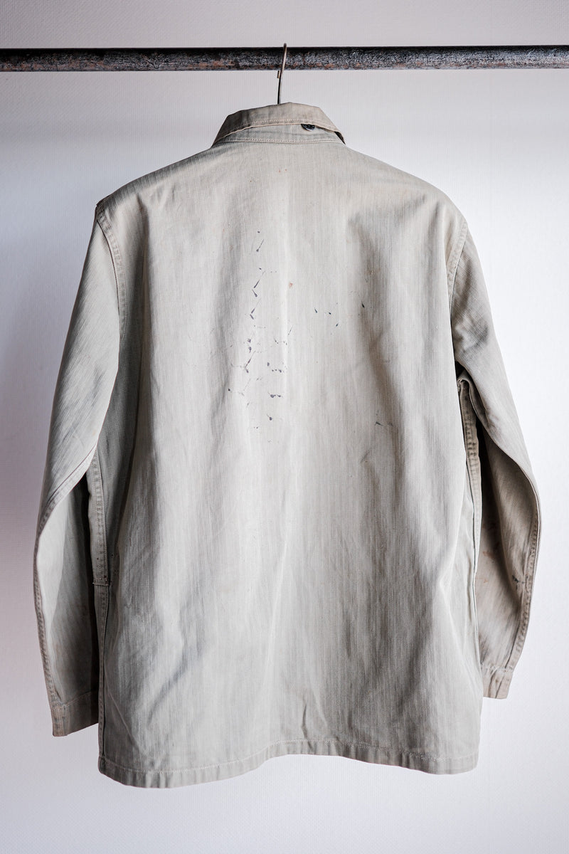 [~ 40's] WWⅱS.C P-44 HBT Jacket "Paint Hand Paint"