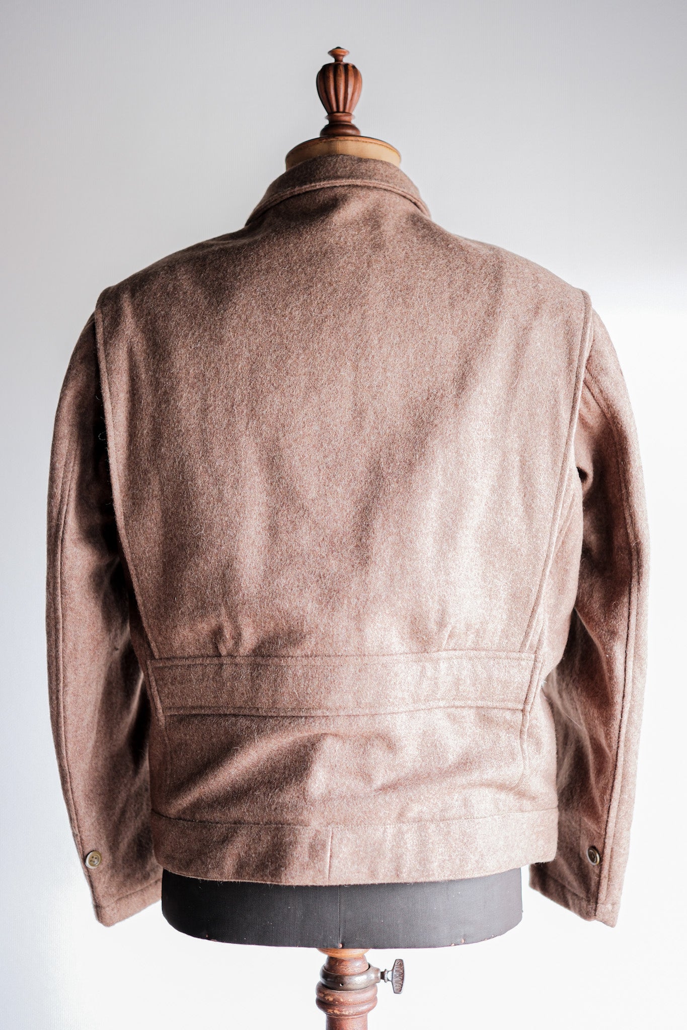 ［~50's］French Army Wool Jacket With Chin Strap Size.42 "Dead Stock"