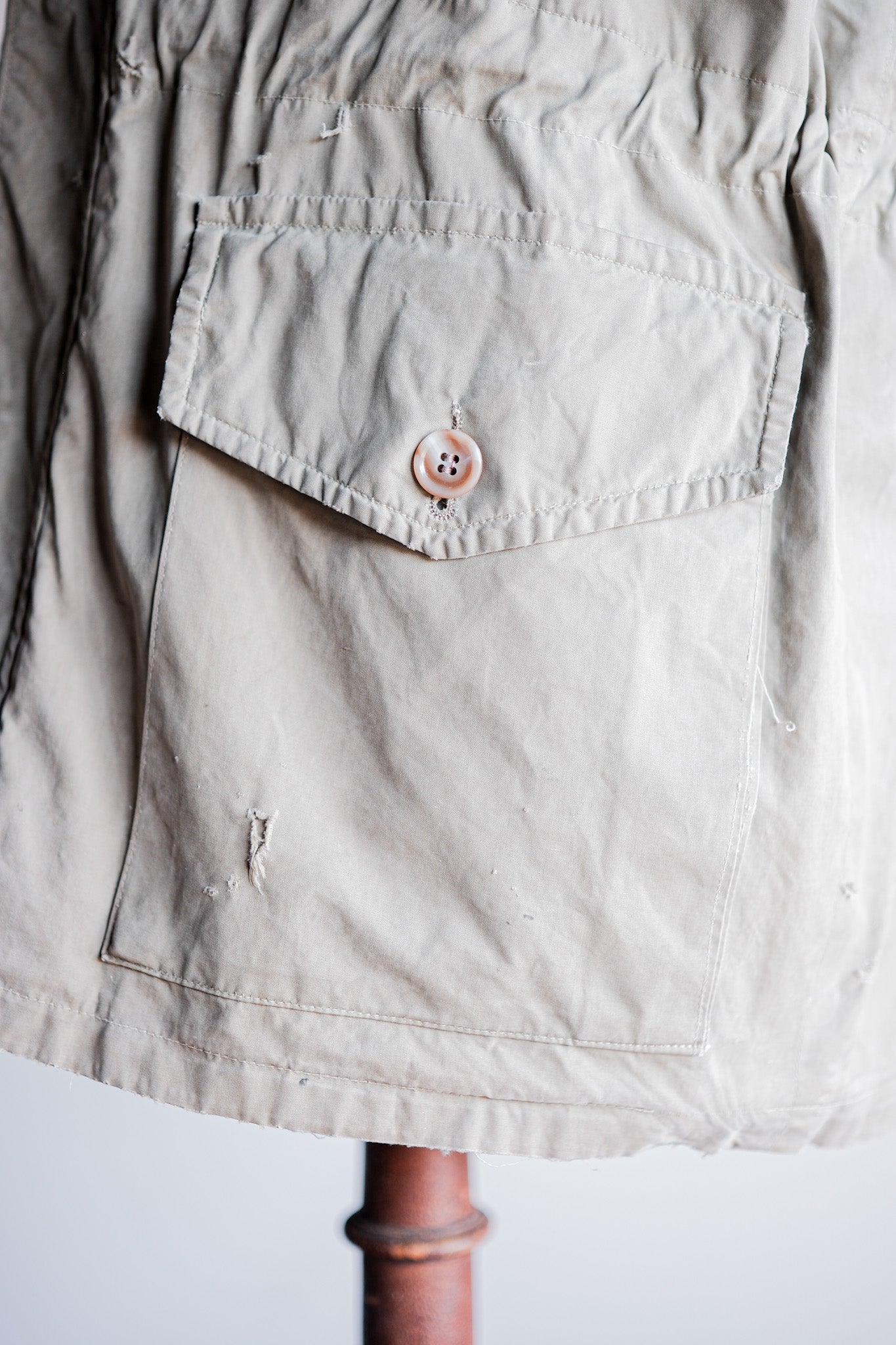 [~ 50's] แจ็คเก็ตเดินป่า Vintage Ventile ของอังกฤษ "Nonpareil P&O"