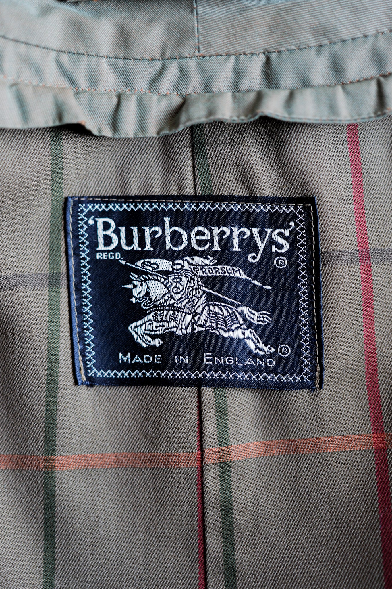 ［~70's］Vintage Burberrys Single Raglan Rider Coat C100 With Liner Size.52RL "TAMAMUSHI"
