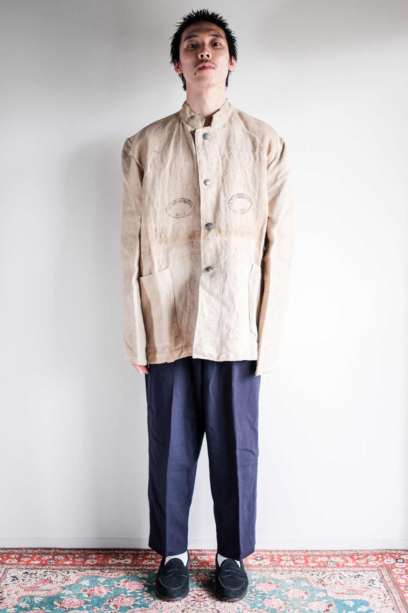 ［~30's］German Army Linen Twill Jacket "Dead Stock"