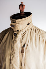 [~80's] Old Yves Saint Laurent Nylon Quilting Blouson พร้อมสายรัดคาง "Pour Homme"