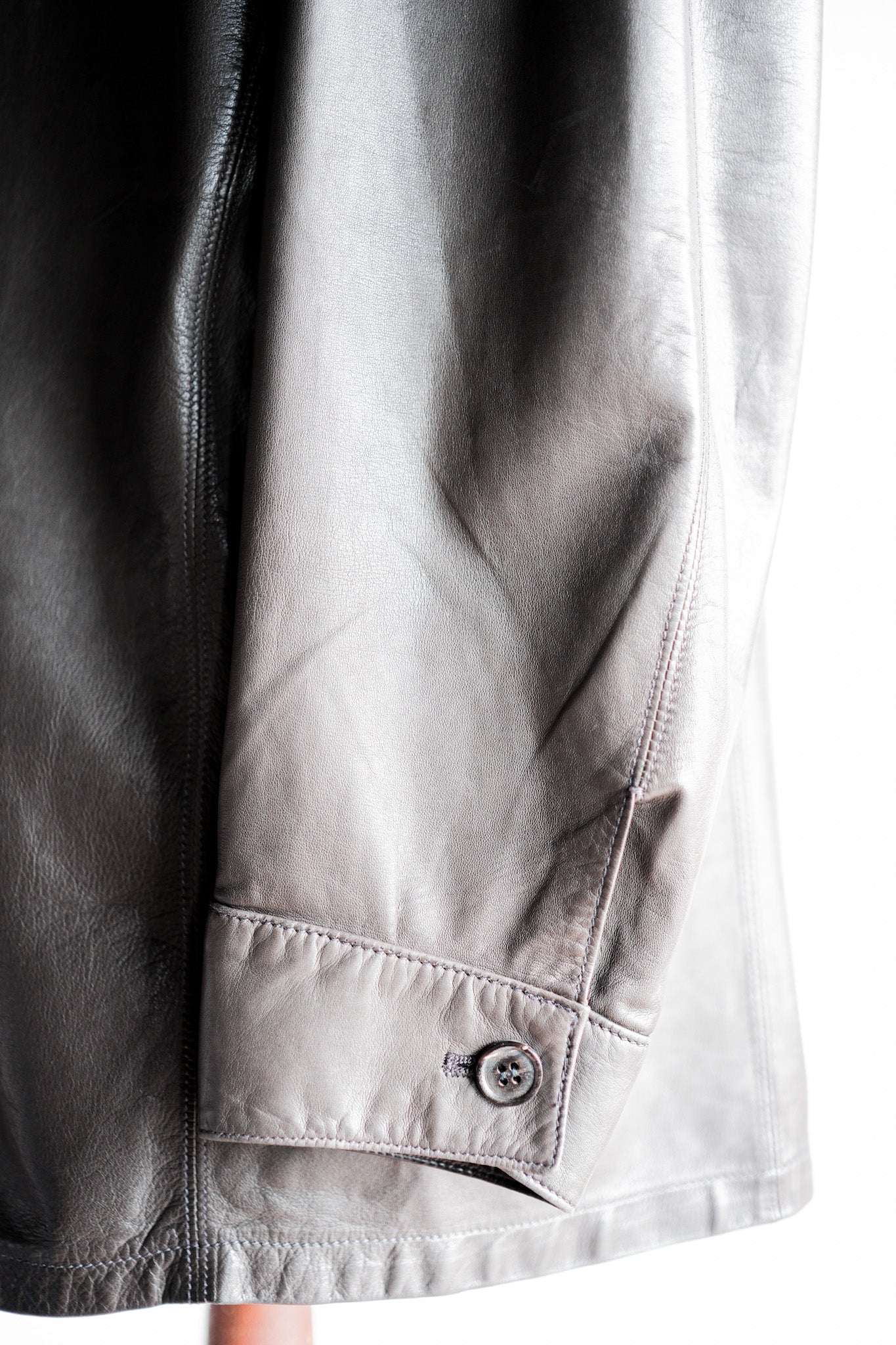 【~90's】Old SERAPHIN Lamb Leather Shirt Jacket Size.54