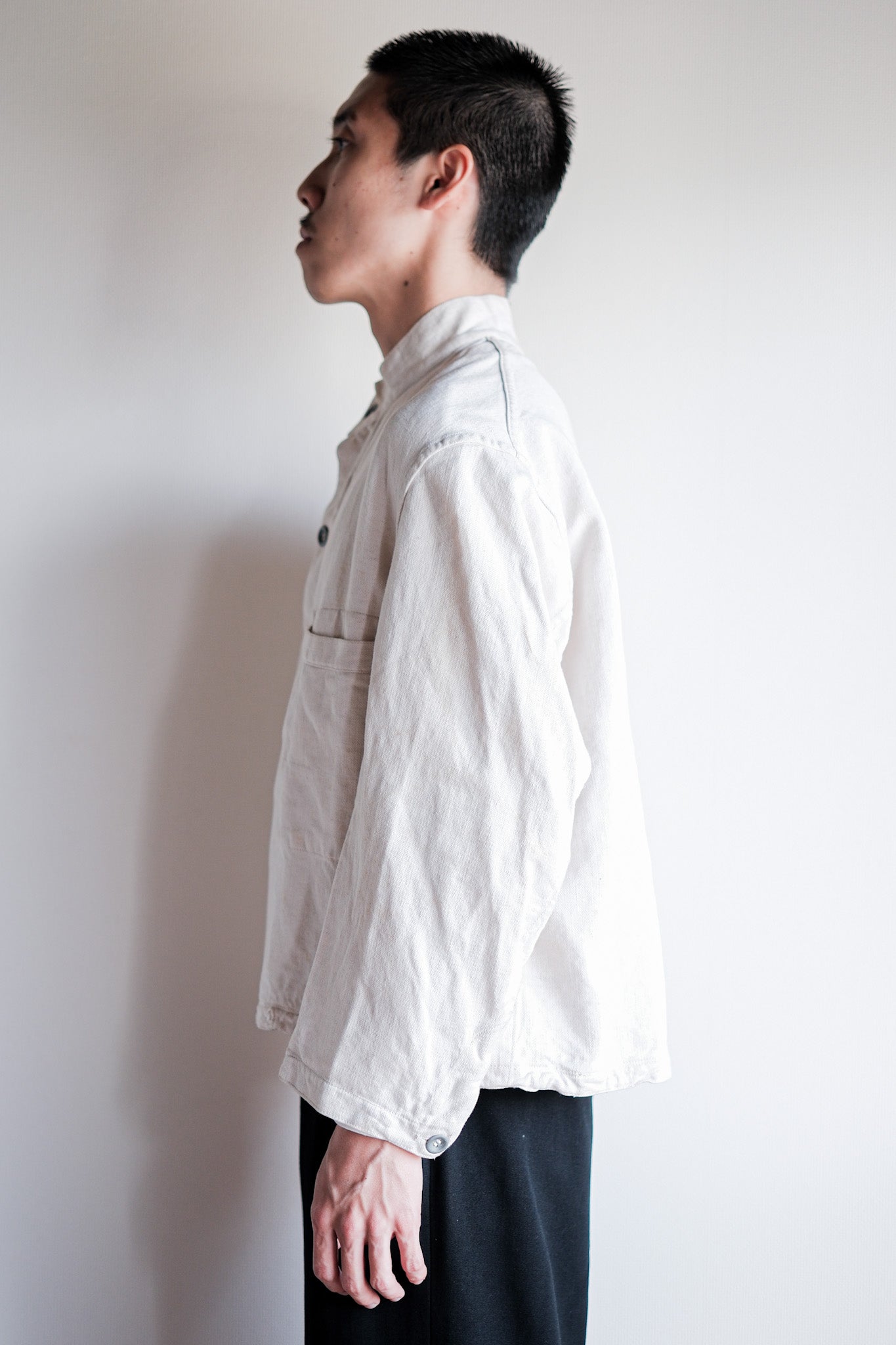 【~40's】German Navy Drillich HBT Linen Smock "Kriegsmarine"