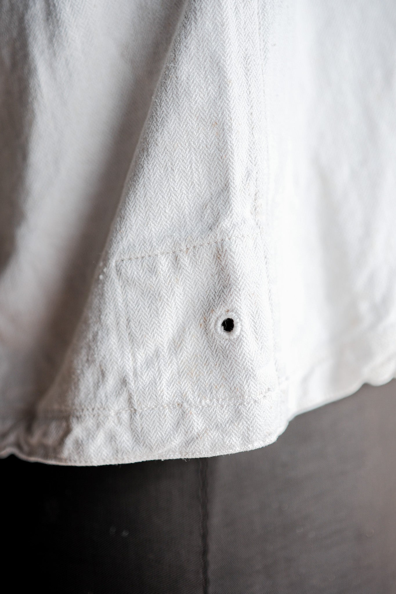 【~40's】German Navy Drillich HBT Linen Smock "Kriegsmarine"