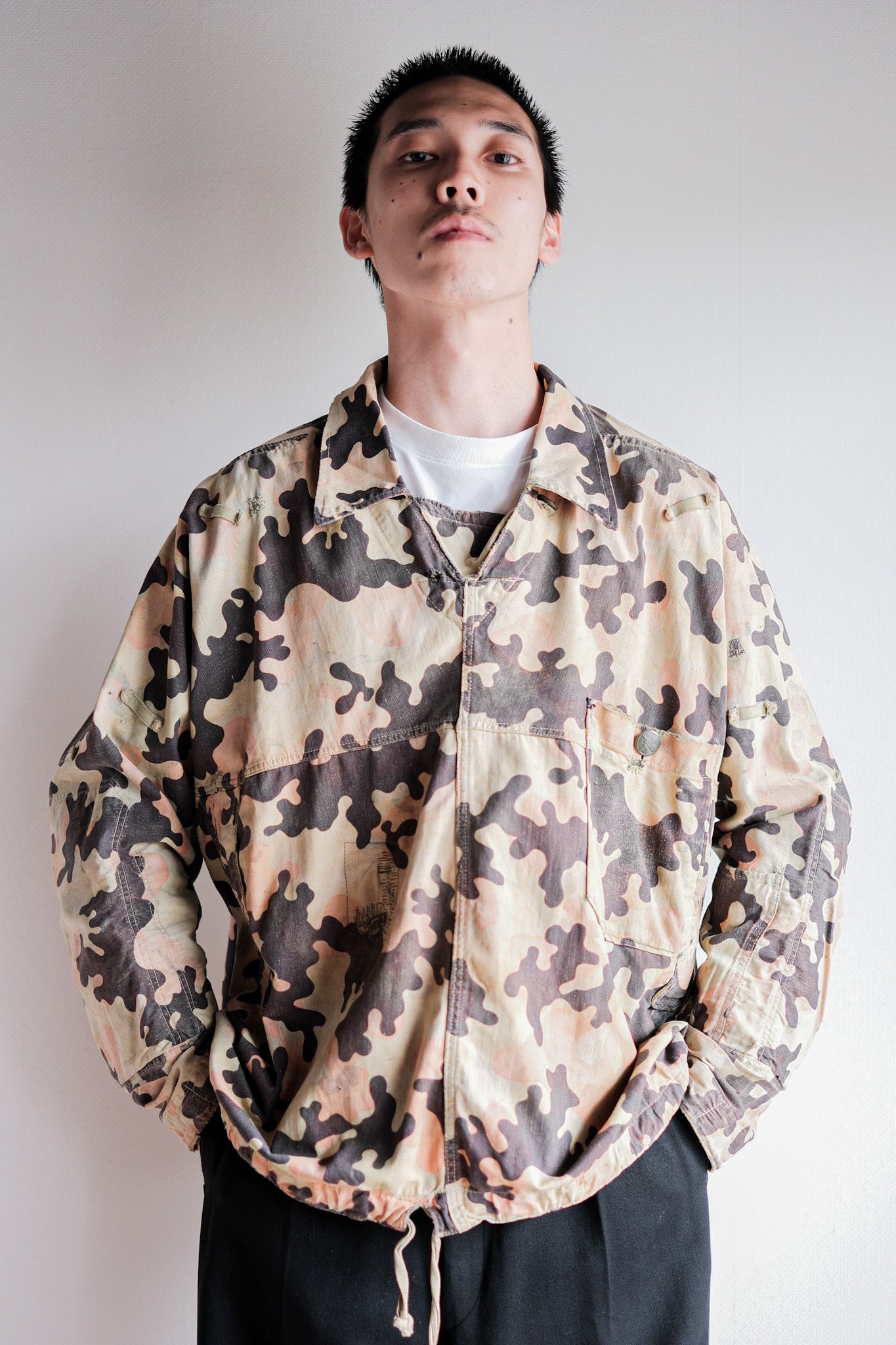 ［~50's］Czechoslovakian Army Dubaky Camouflage Reversible Smock