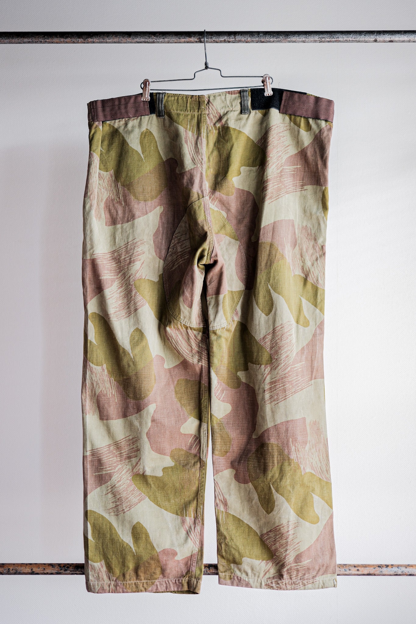 ［~50's］Belgium Army Brushstroke Camouflage Airborne Pants Size.6 "Remake" "Early Type"