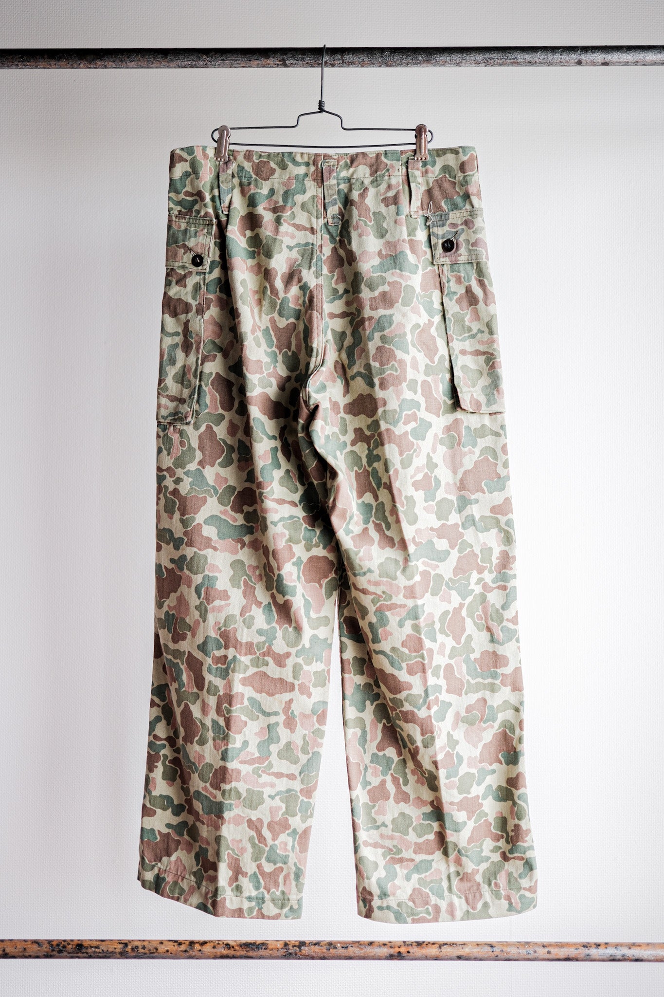 [~ 50's] Néerlandais Army Frogspin Camouflage Camouflage Field Taille.