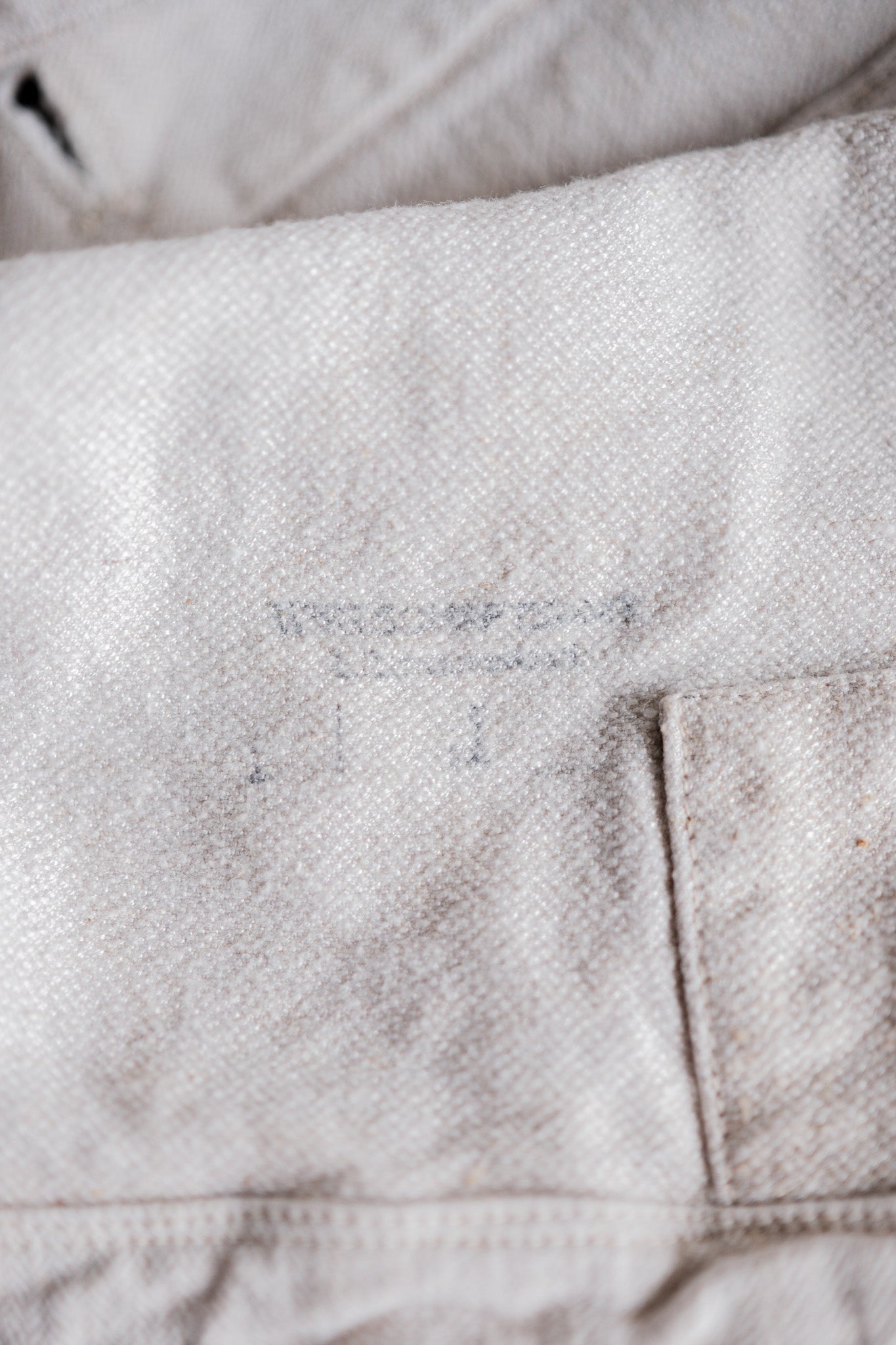 【~40's】German Navy Drillich HBT Linen Smock "Kriegsmarine"