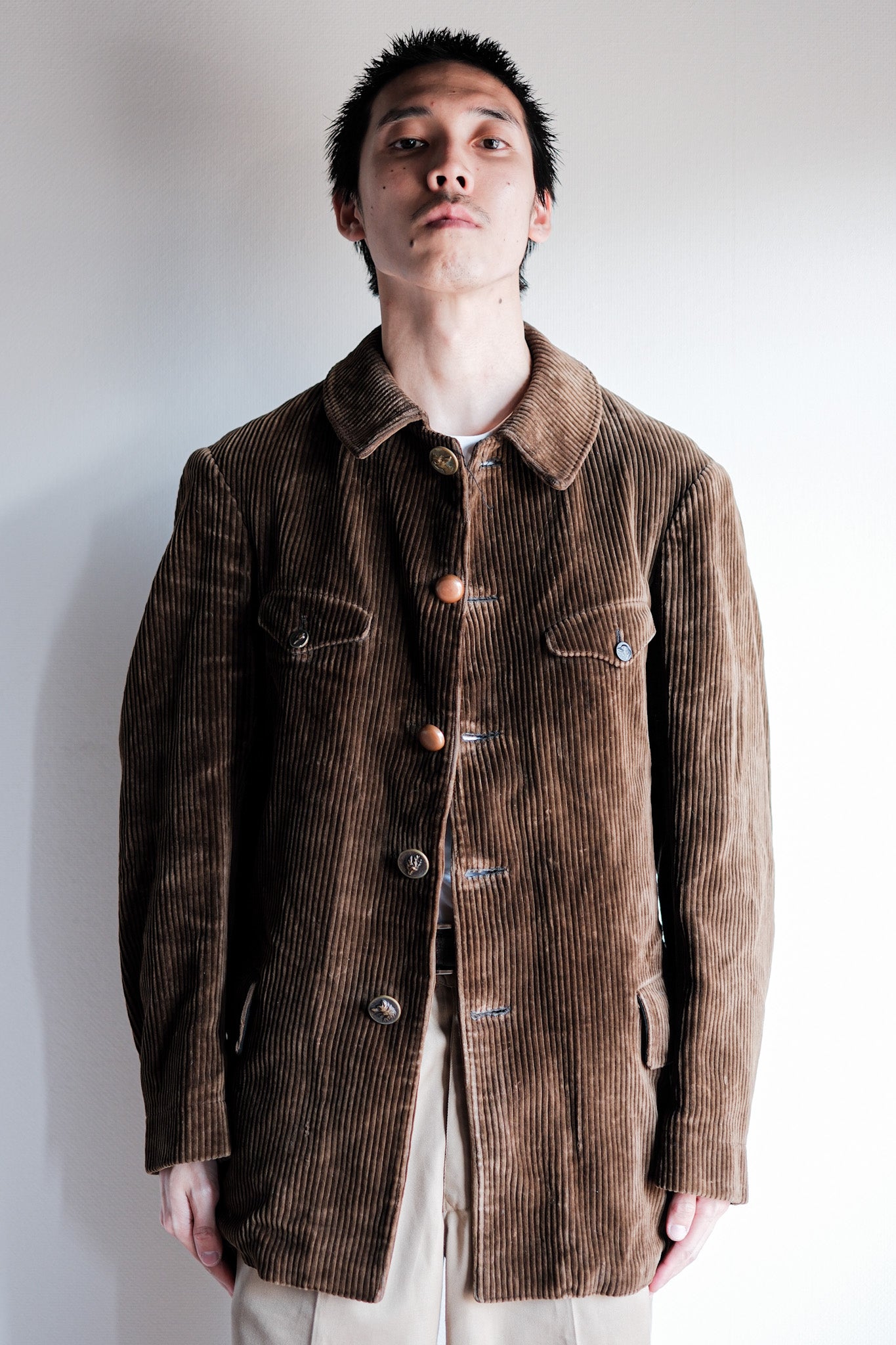 ジャケット・アウター 30's French Hunting Corduroy Jacket Vintage 1930s French Corduroy Hunting Jacket Workwear | eBay