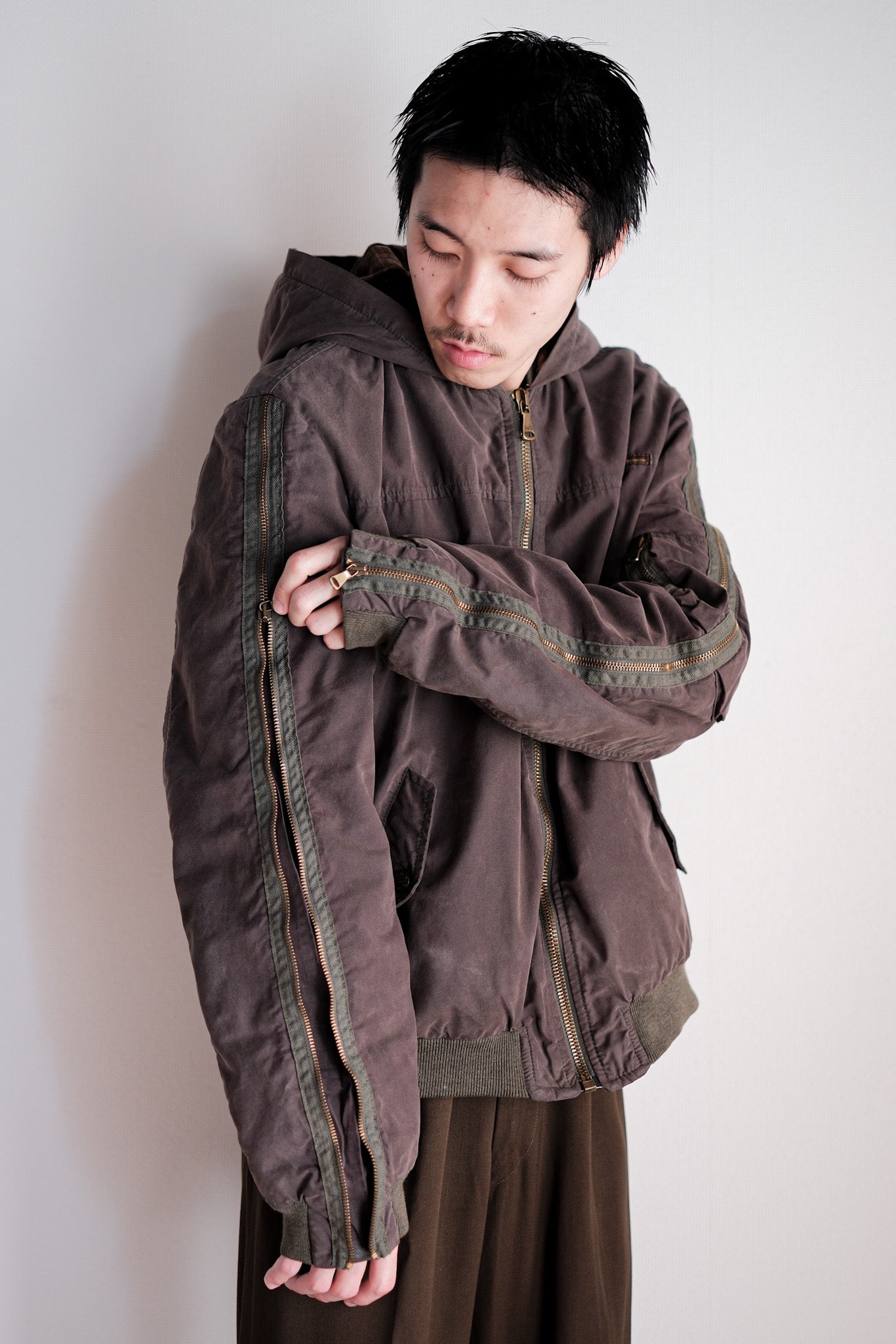 ［~00's］Old DOLCE & GABBANA Zip Up Hooded Jacket Size.L