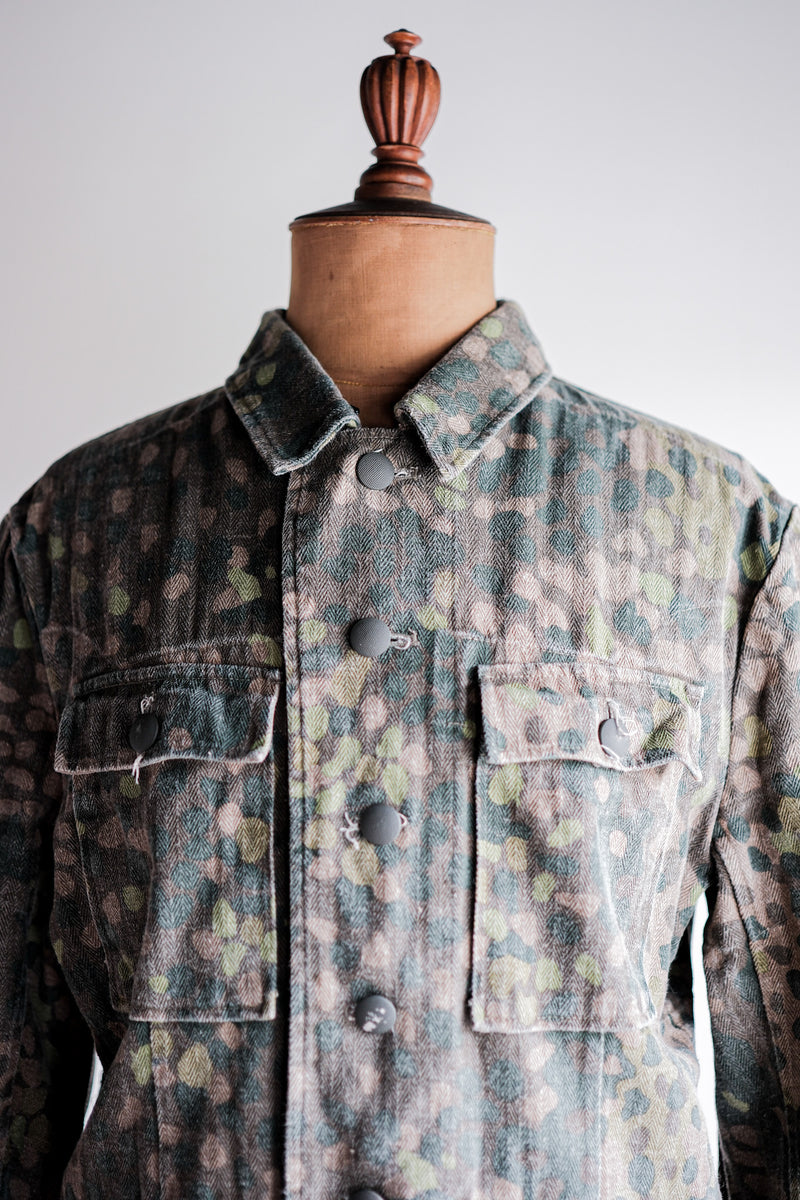 [~00's] German Waffen-SS Type Pea Dot Camouflage M44 HBT Field Jacket "Reproduction"