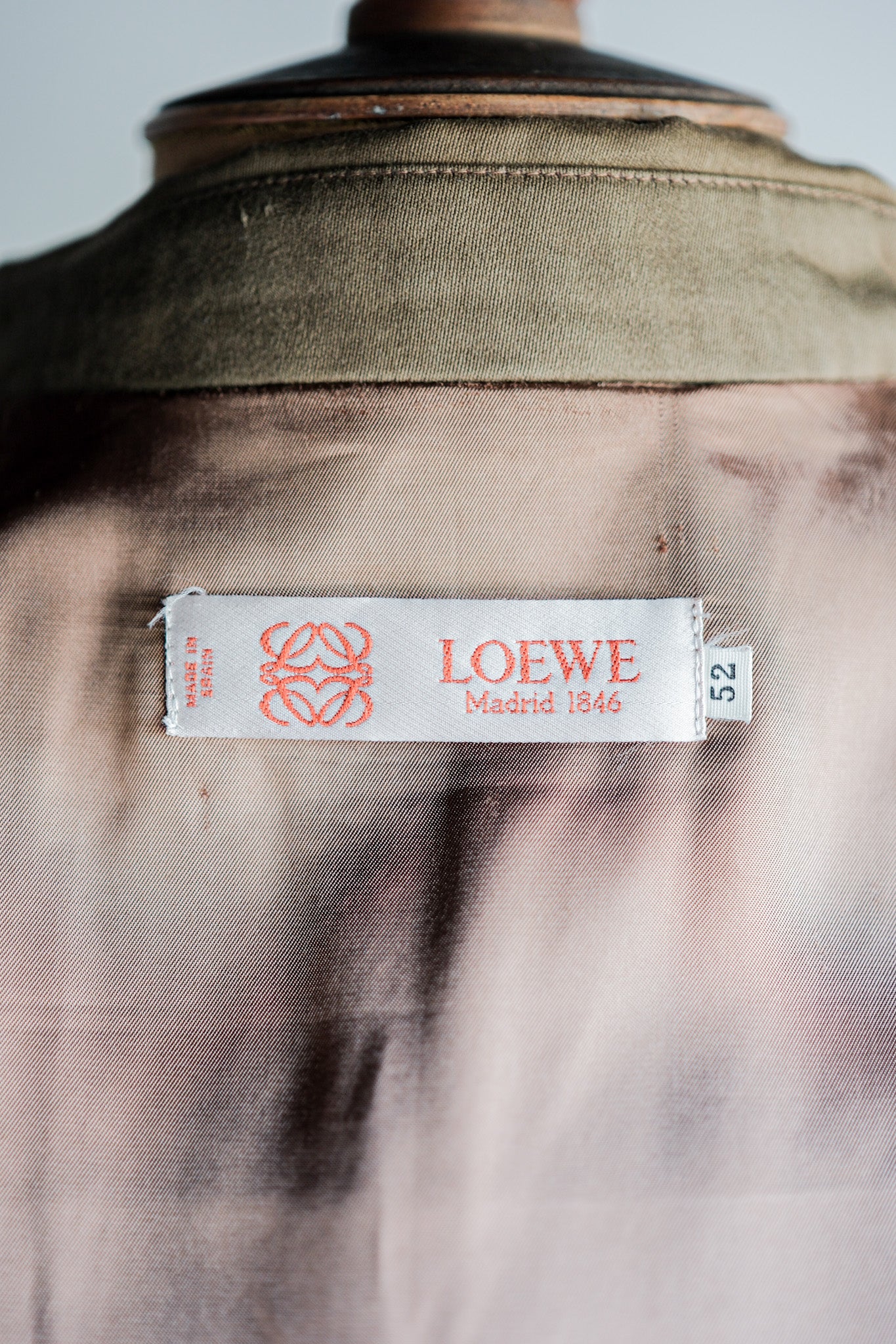 [〜80年代]舊的Loewe棉花襯衫大小。52