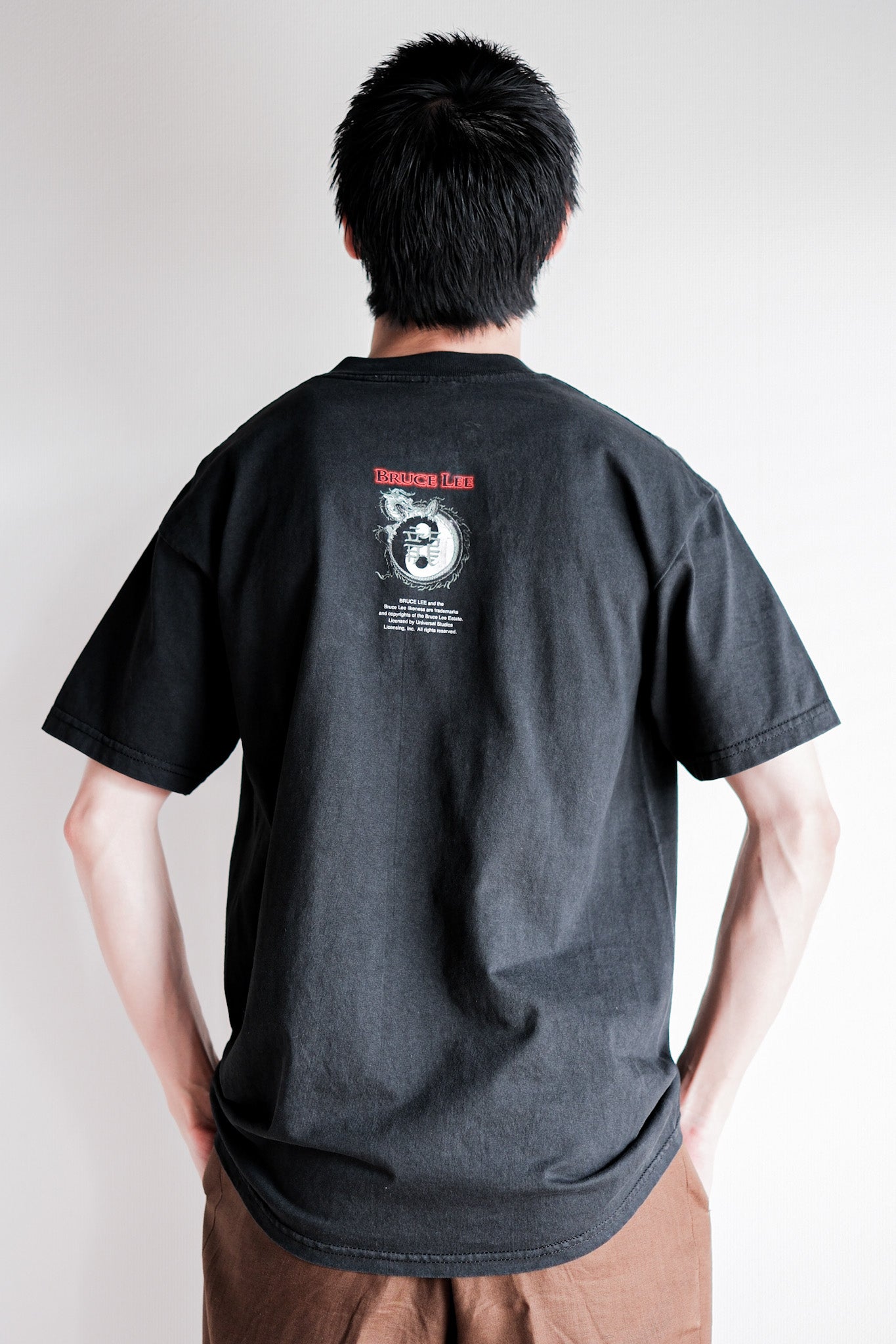 【~00's】Vintage Print T-shirt Size.M "Bruce Lee"