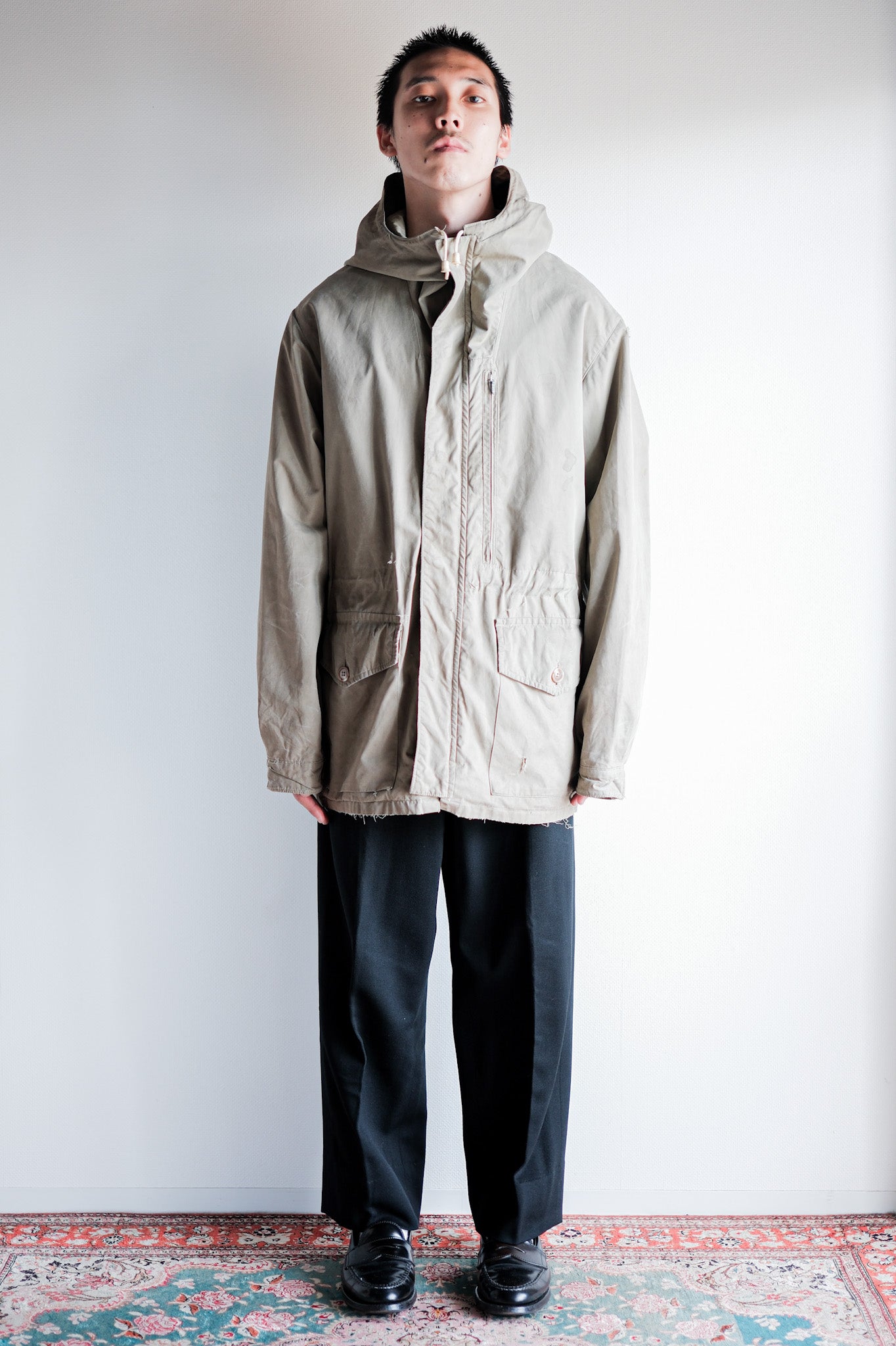 【~50's】British Vintage Ventile Hiking Jacket "NONPAREIL P&O"