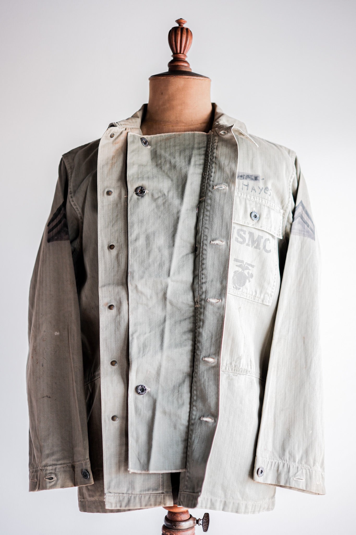 ［~40's］WWⅡ U.S.M.C P-44 HBT Utility Jacket "Hand Paint"