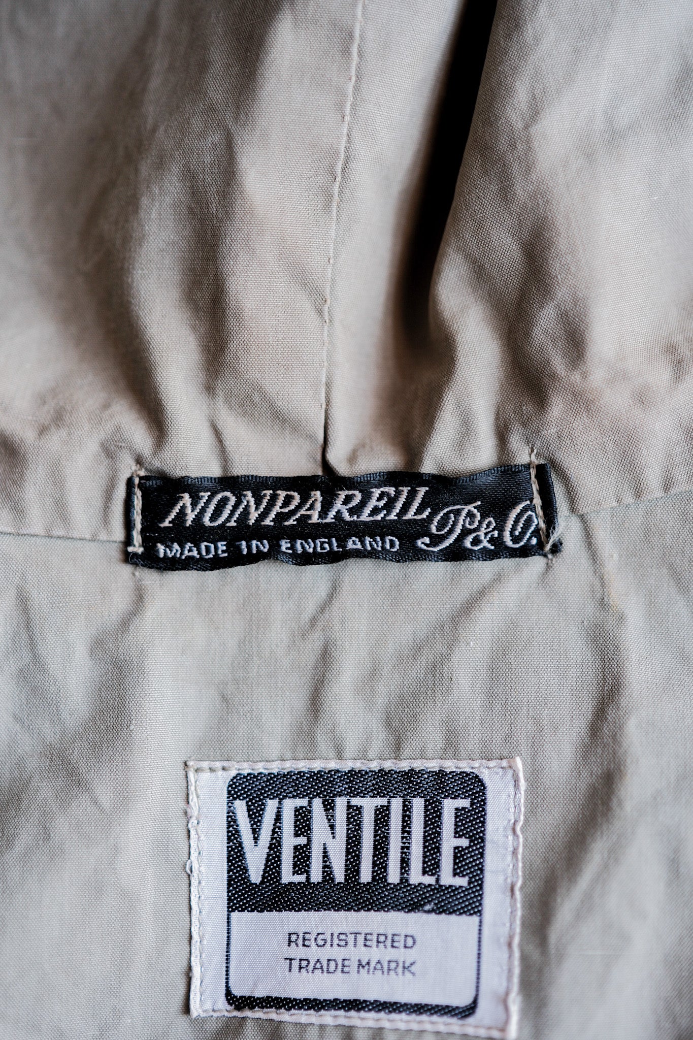 【~50's】British Vintage Ventile Hiking Jacket "NONPAREIL P&O"