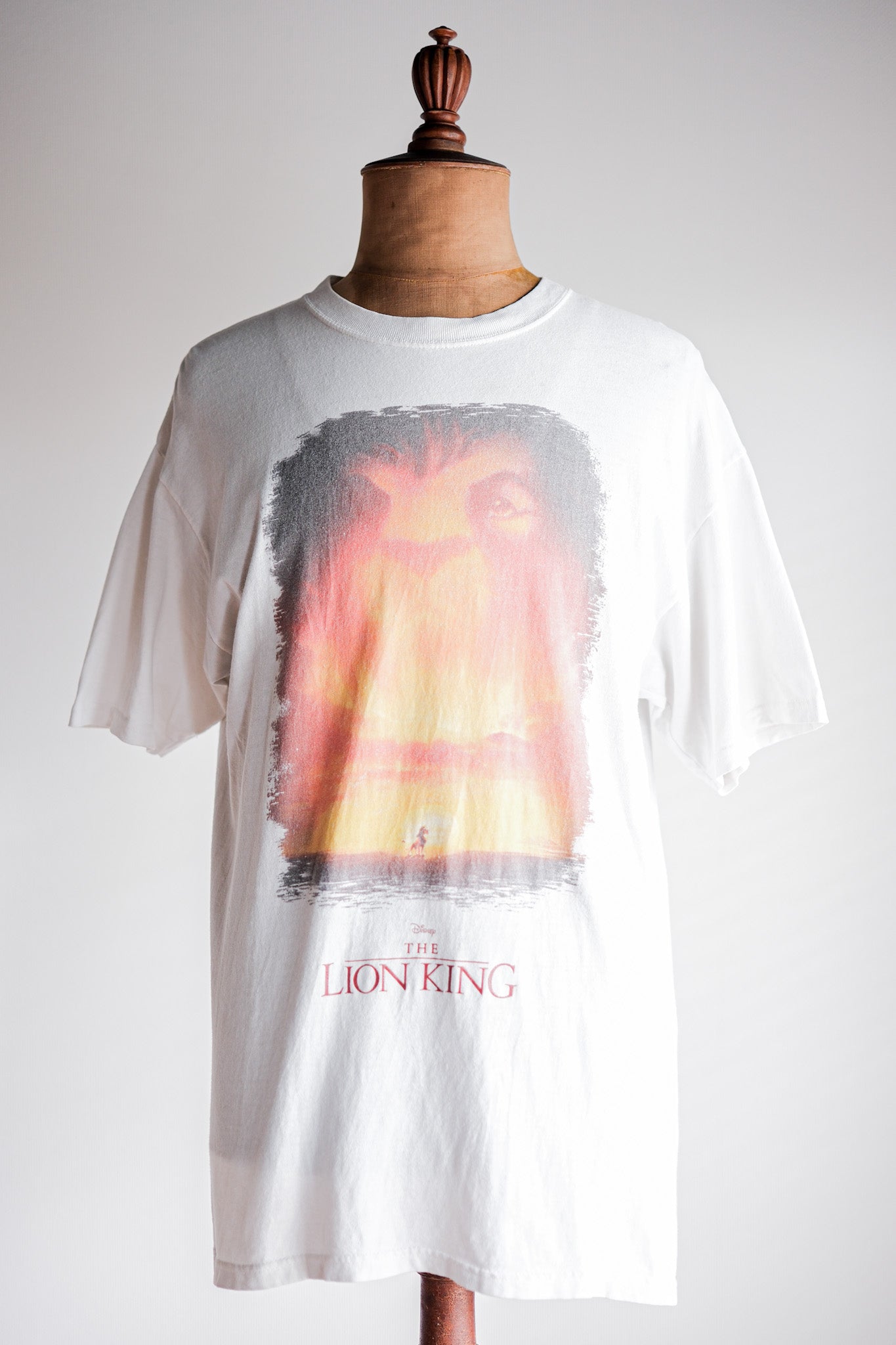 [~ 00's] Vintage Disney Imprime T-shirt Taille.l "The Lion King"