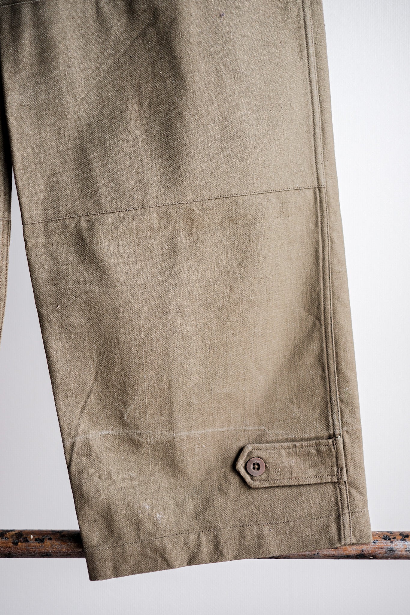[~ 40's] French Army M47 Field Trousers Size.84m "1st type" "DEAD STOCK"