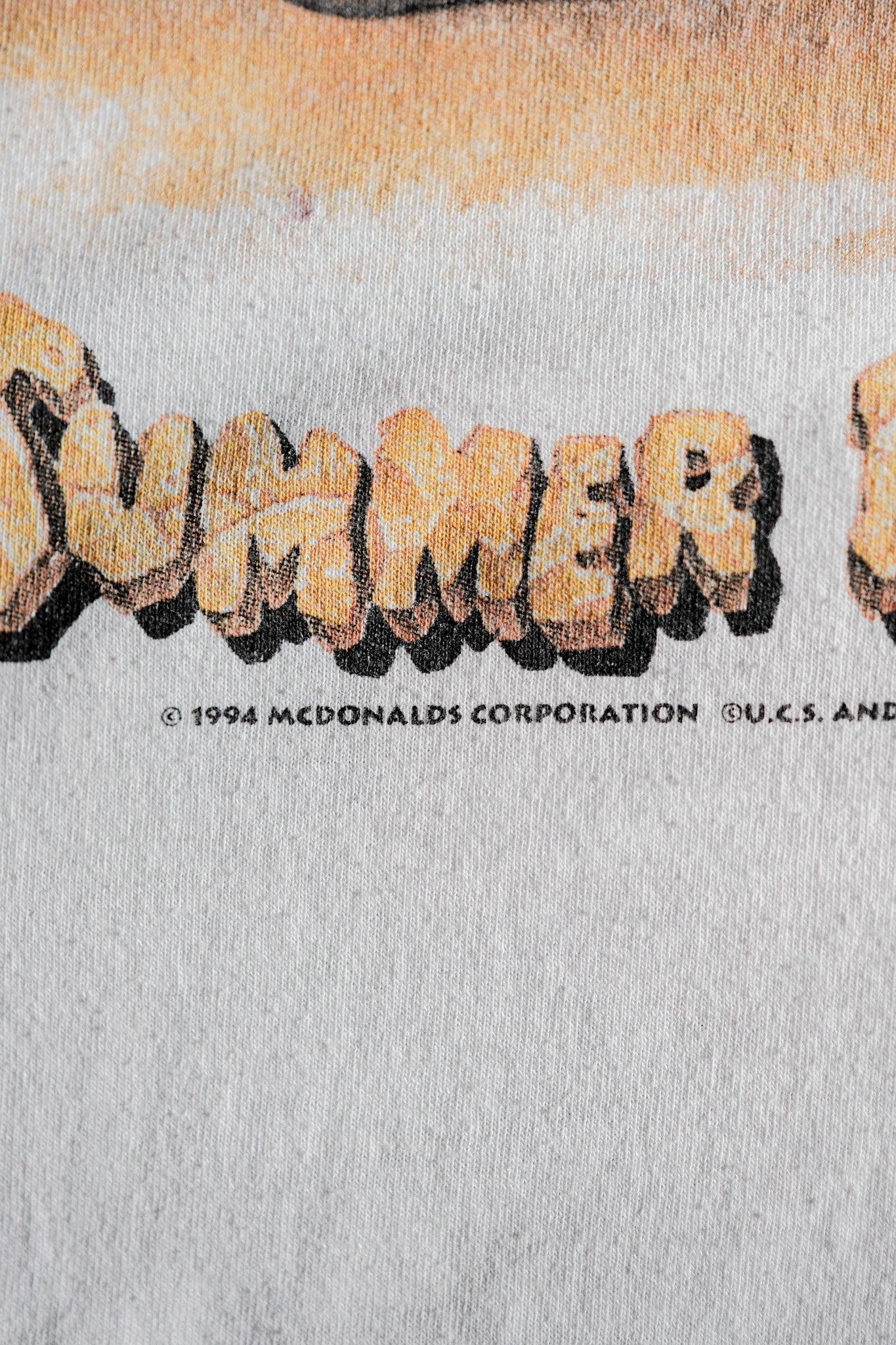 [~ 90 년대] 빈티지 영화 프린트 티셔츠 크기 .xl "플린트 스톤즈" "미국에서 만든"