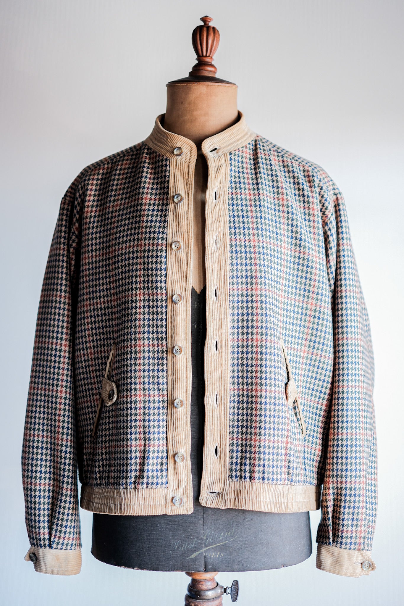 [〜70年代]英國復古刺身羊毛混合夾克尺寸。38r“ jaeger”