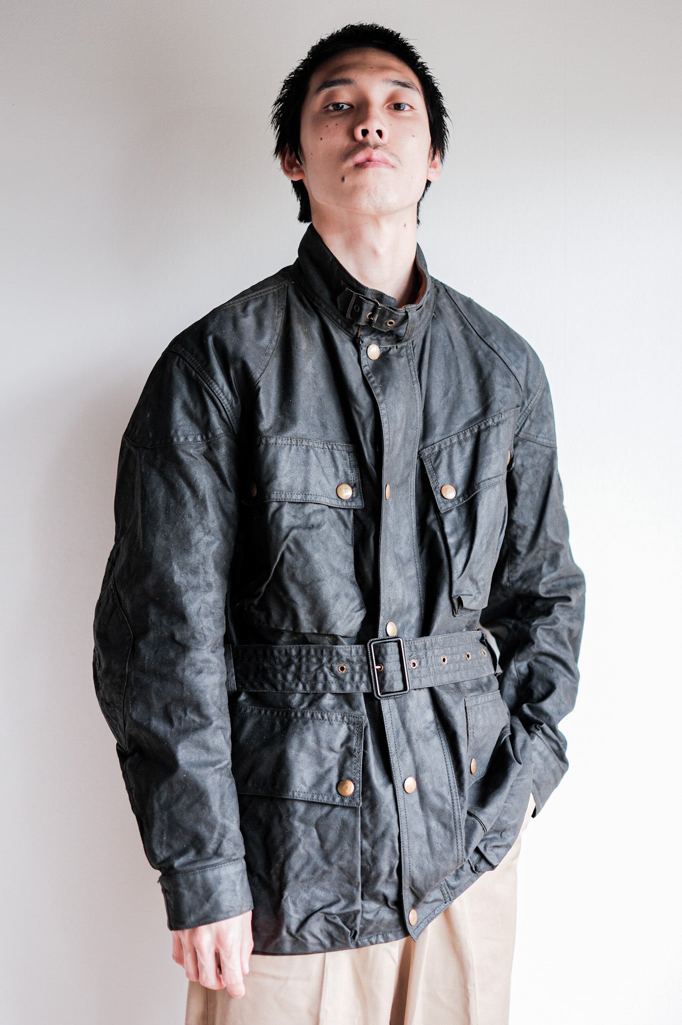 ［~60's］Vintage Belstaff Waxed Jacket "TRIALMASTER" "Red Label"