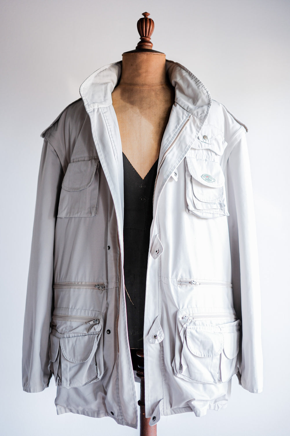 ［~90's］Old Renoma Paris Detachable Sleeve Multi Pocket Jacket With Liner
