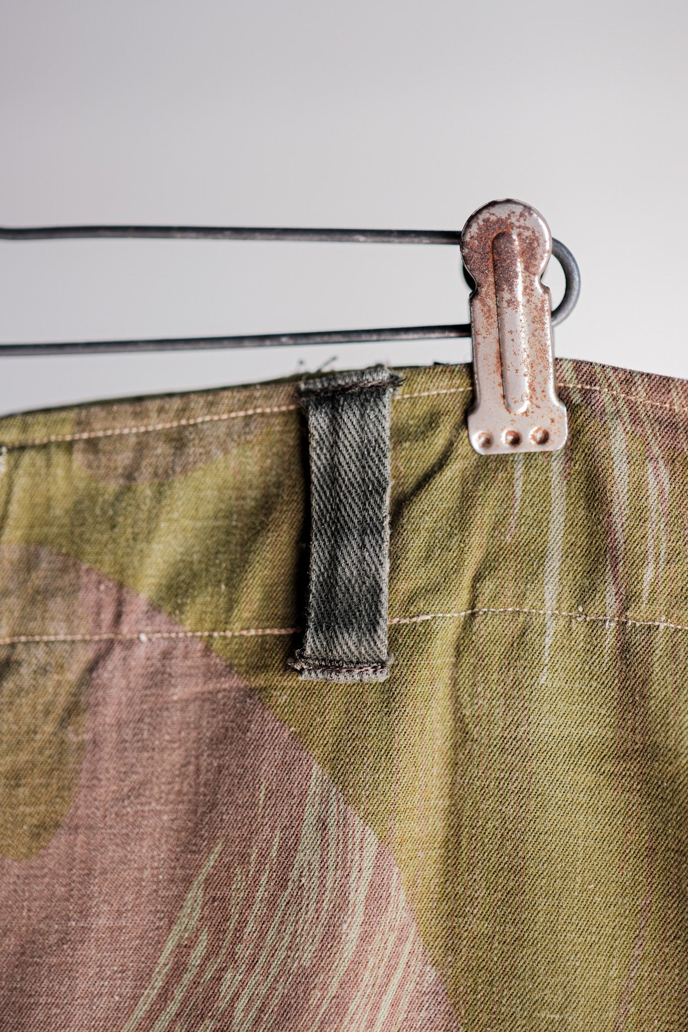 ［~50's］Belgium Army Brushstroke Camouflage Airborne Pants Size.6 "Remake" "Early Type"