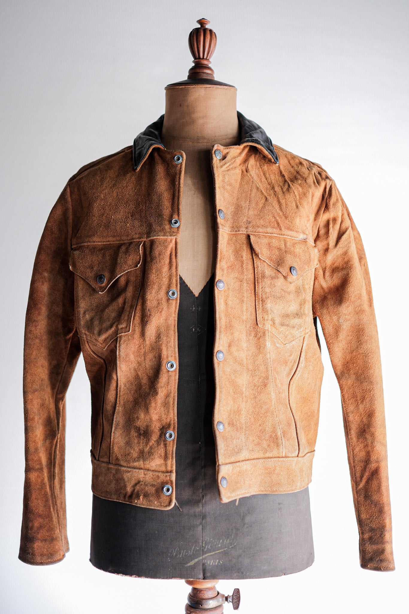 【~50’s】Vintage Levi’s Suede Leather Jacket "Short Horn"
