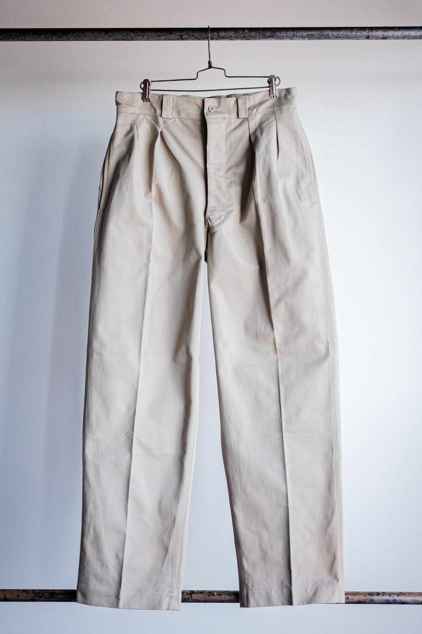 ［~60's］French Army M52 Chino Trousers Size.32 "Dead Stock"