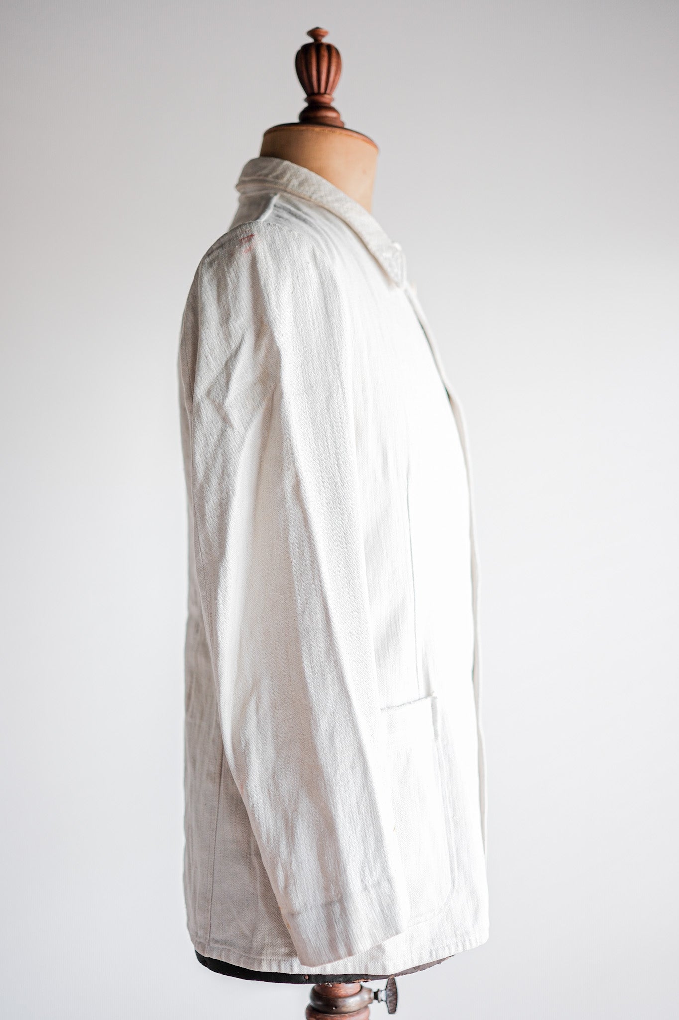 ［~30's］German Army Drillich HBT Linen Jacket "Unusual Pattern"