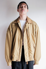 [~80's] Old Yves Saint Laurent Nylon Quilting Blouson พร้อมสายรัดคาง "Pour Homme"