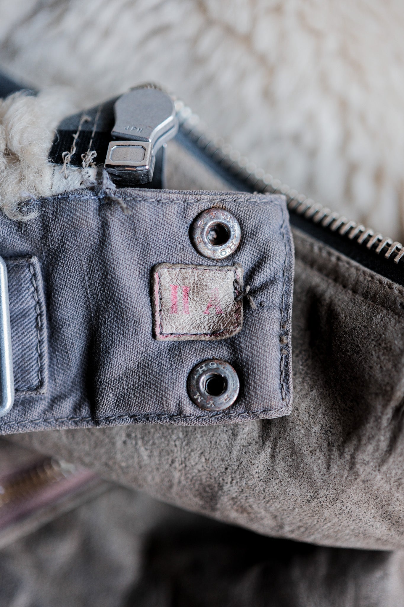 ［~40's］WWⅡ German Air Force Winter Sheepskin Flight Jacket "Luftwaffe" "Unusual Pocket"