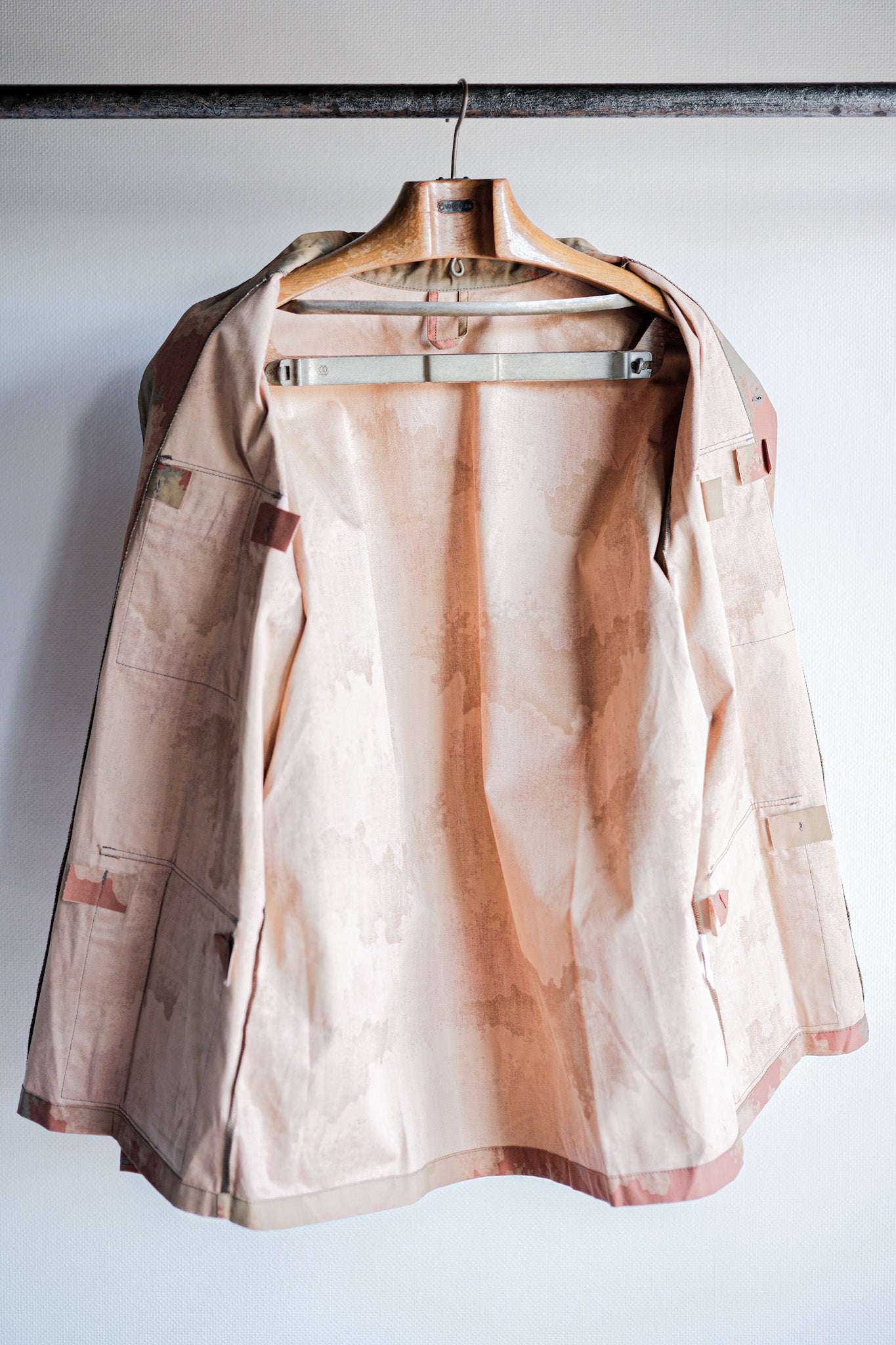 ［~90's］Czechoslovakian Army Desert Pattern Camouflage Field Jacket Size.52 "Test Sample" "Dead Stock"