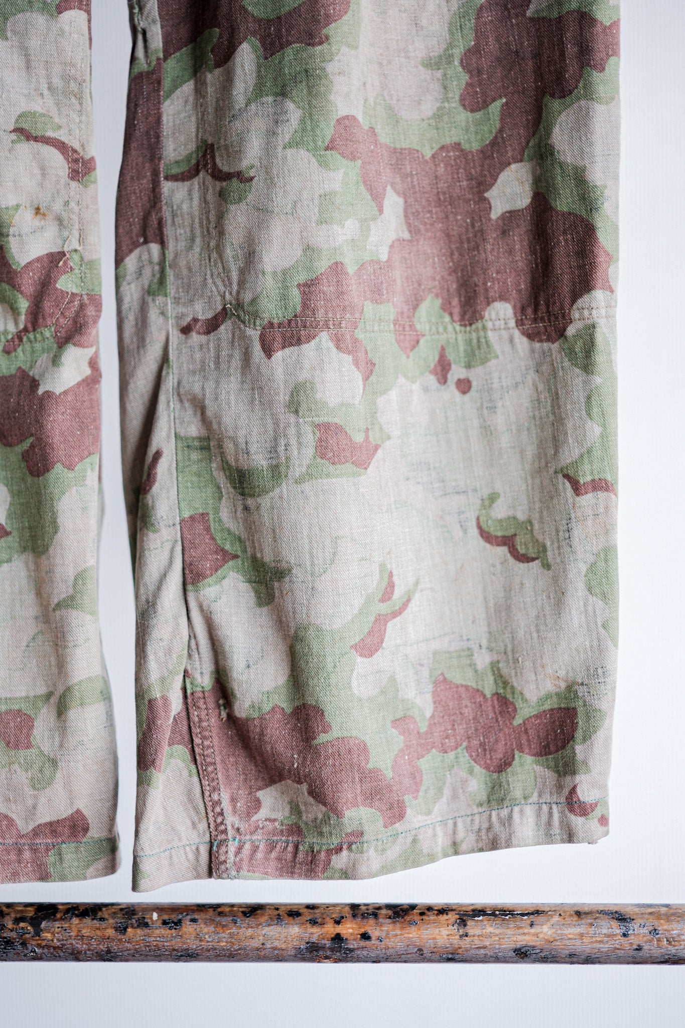 【~50's】Czechoslovakian Army Clouds Camouflage Reversible Trousers "Modified"