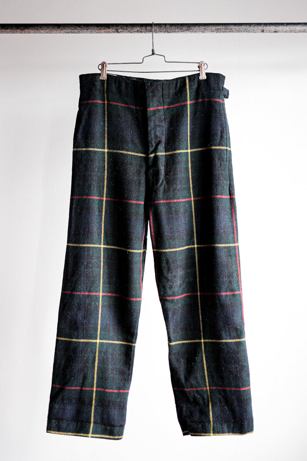 [〜60年代]蘇格蘭軍事儀式羊毛長褲的大小。9