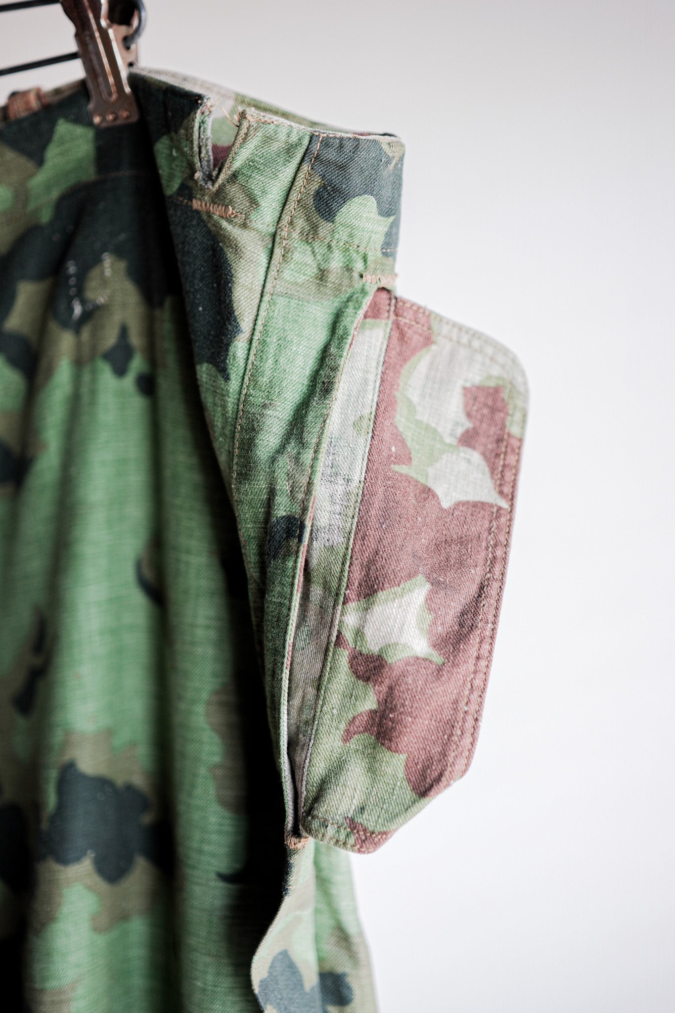 【~50's】Czechoslovakian Army Clouds Camouflage Reversible Trousers "Modified"