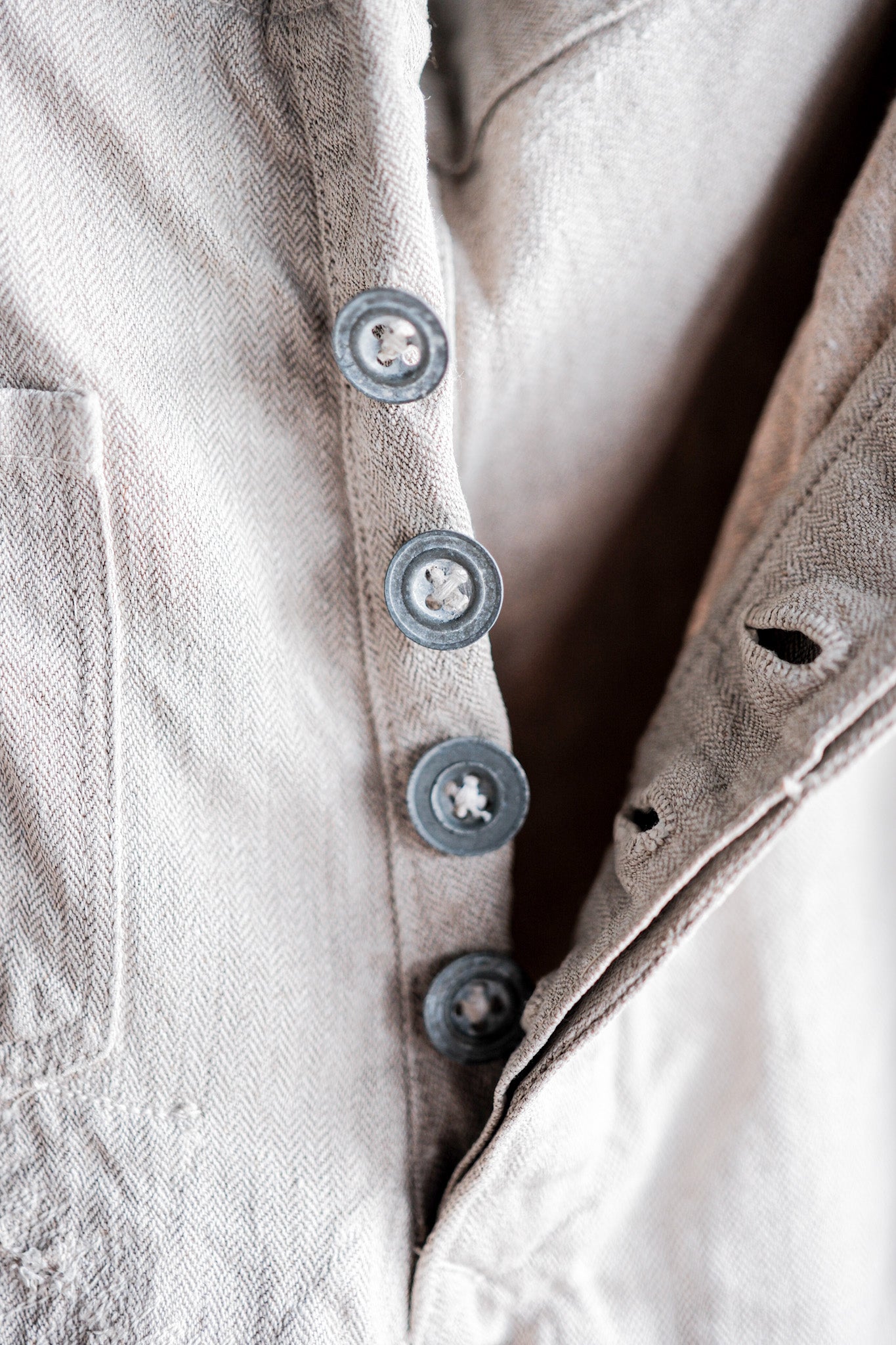 ［~40's］WW2 German Army Drillich HBT Linen Trousers
