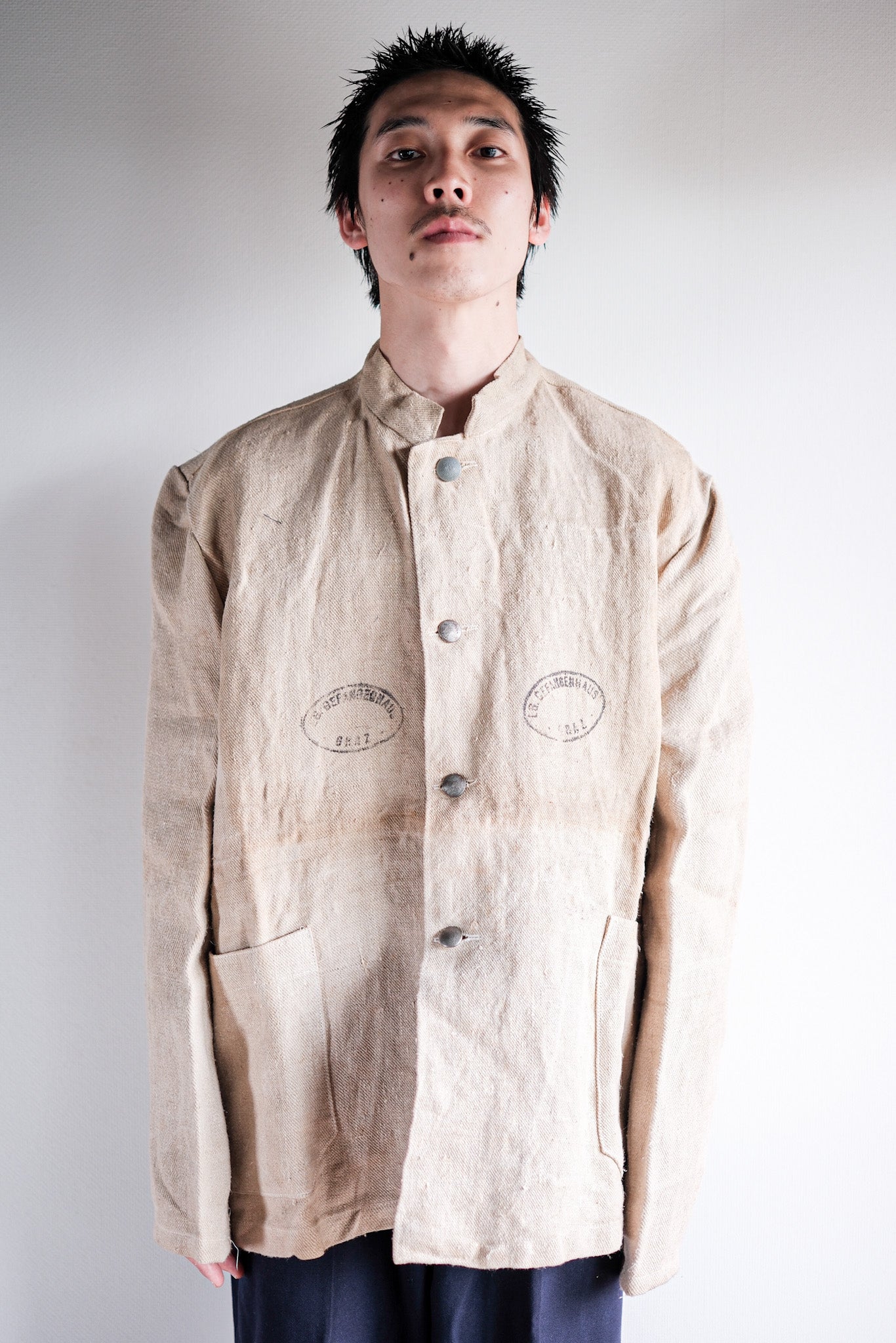 ［~30's］German Army Linen Twill Jacket "Dead Stock"